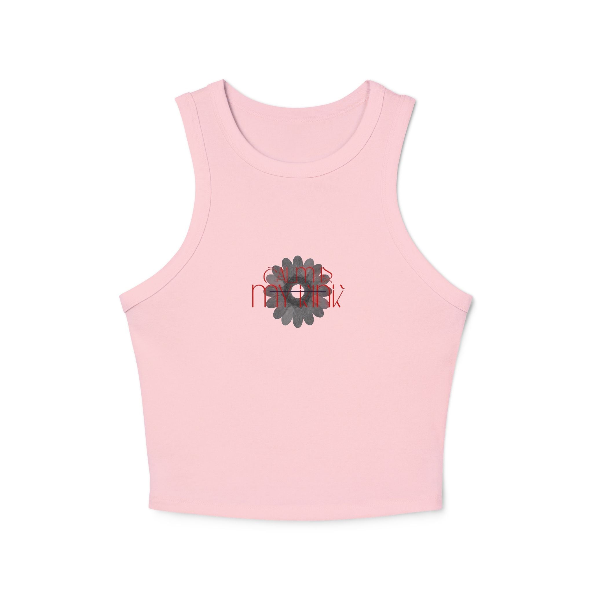 Calm Is Rib Racer Tank