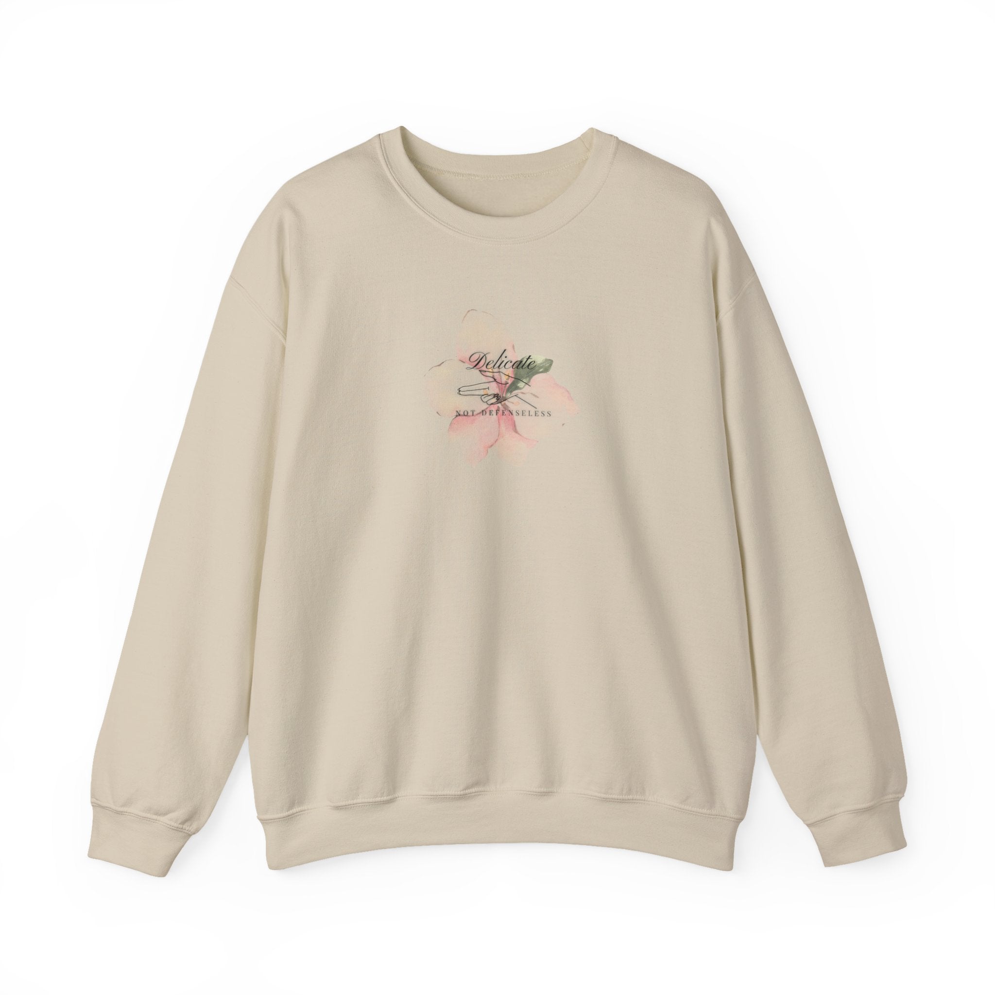 Delicate not Defenseless Crewneck Sweatshirt