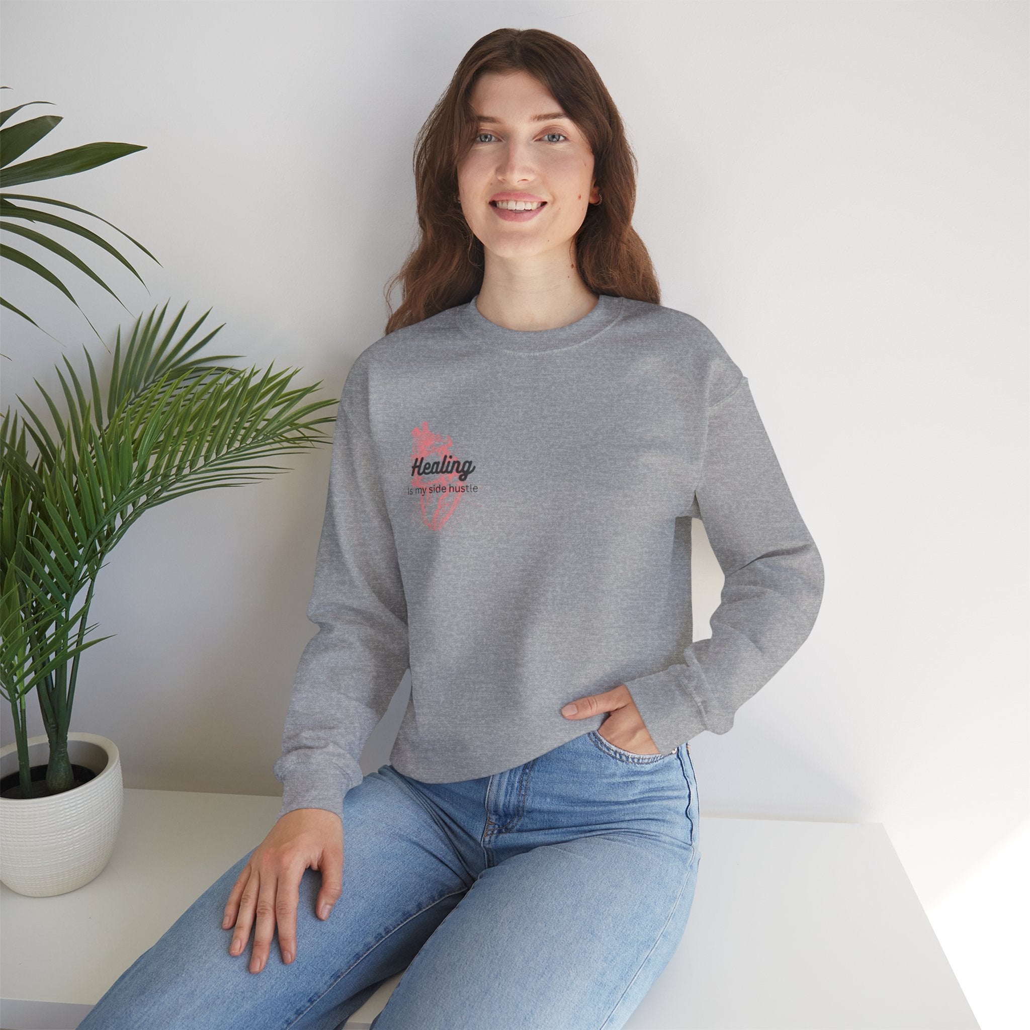 Healing is my Side Hustle Crewneck Sweatshirt