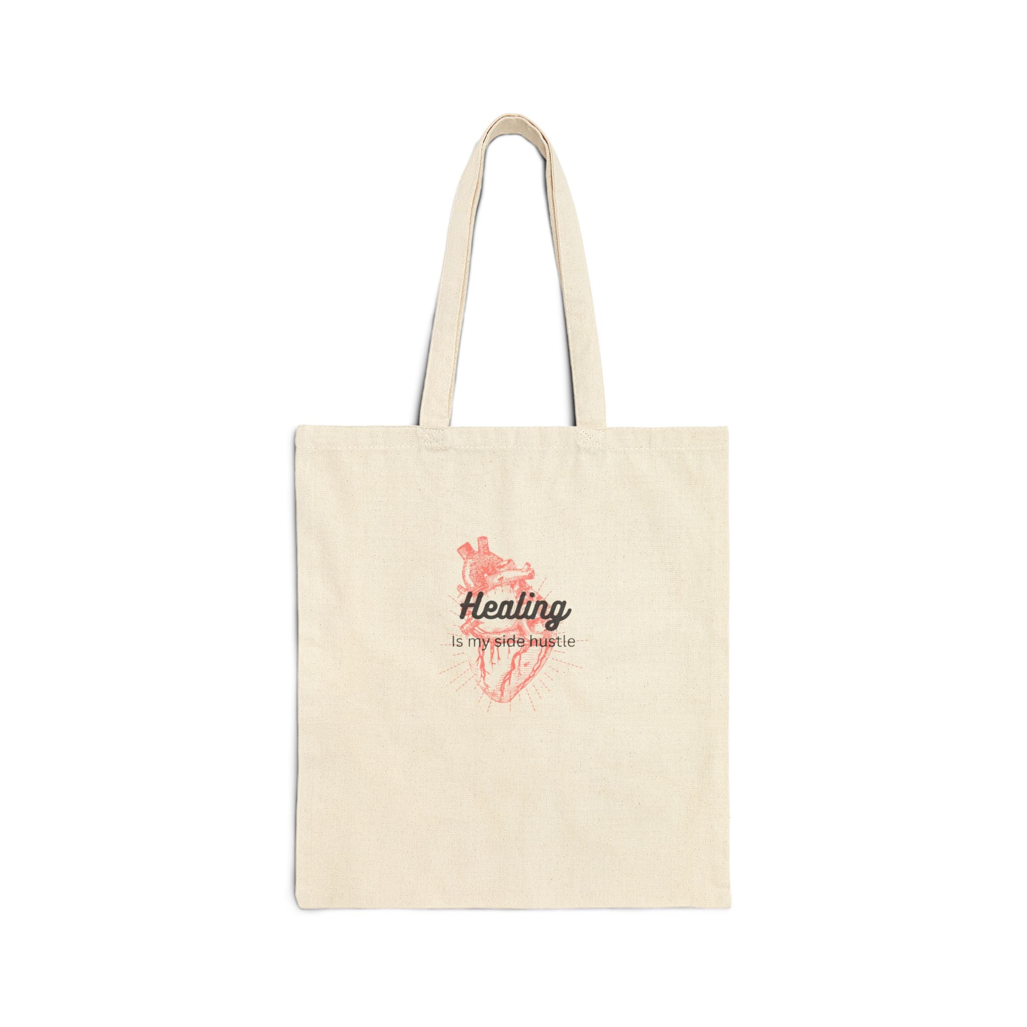 Healing is my Side Hustle Canvas Tote
