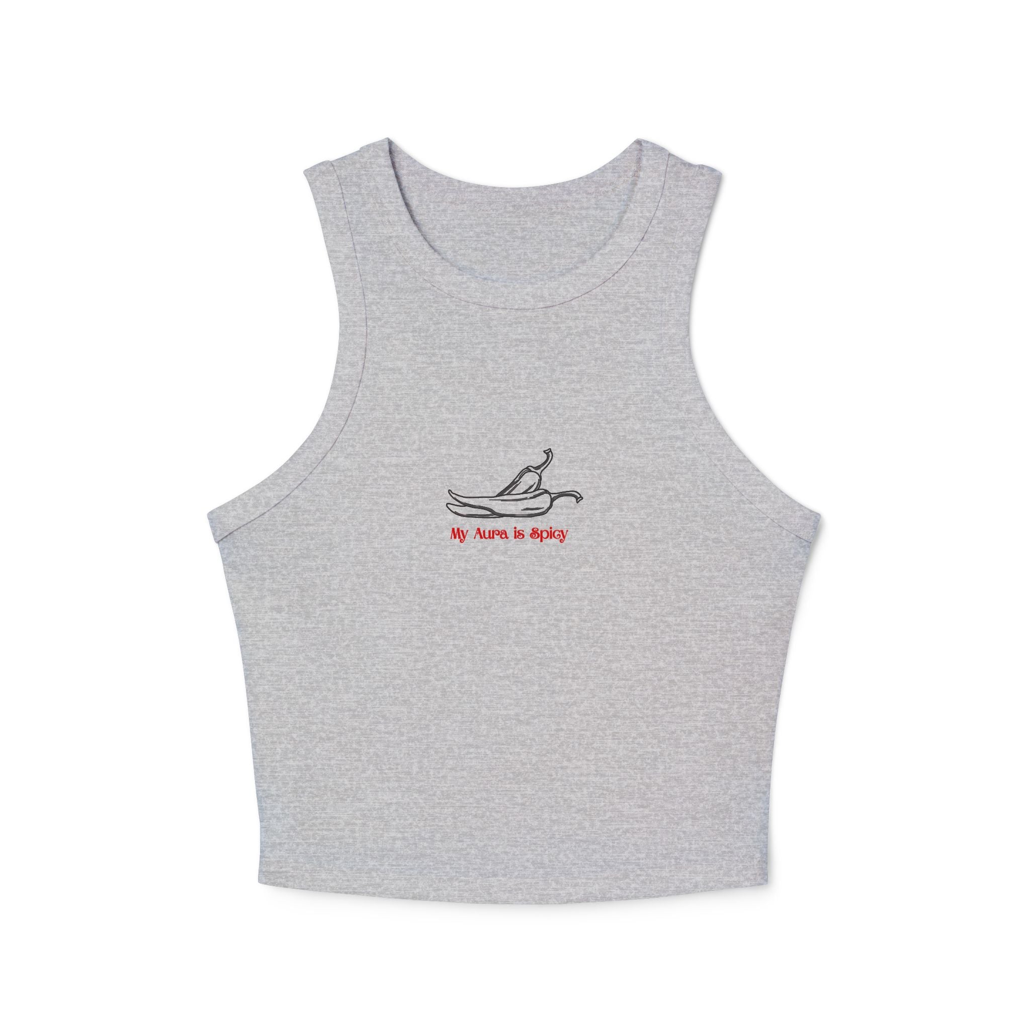 My Aura is Spicy Women's Racer Tank Top