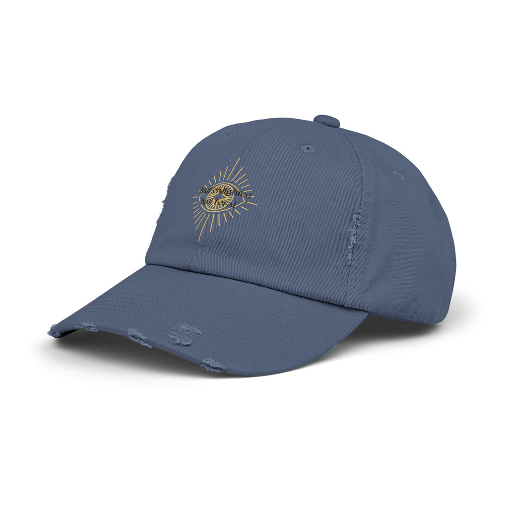 Half Enlightened Distressed Baseball Cap
