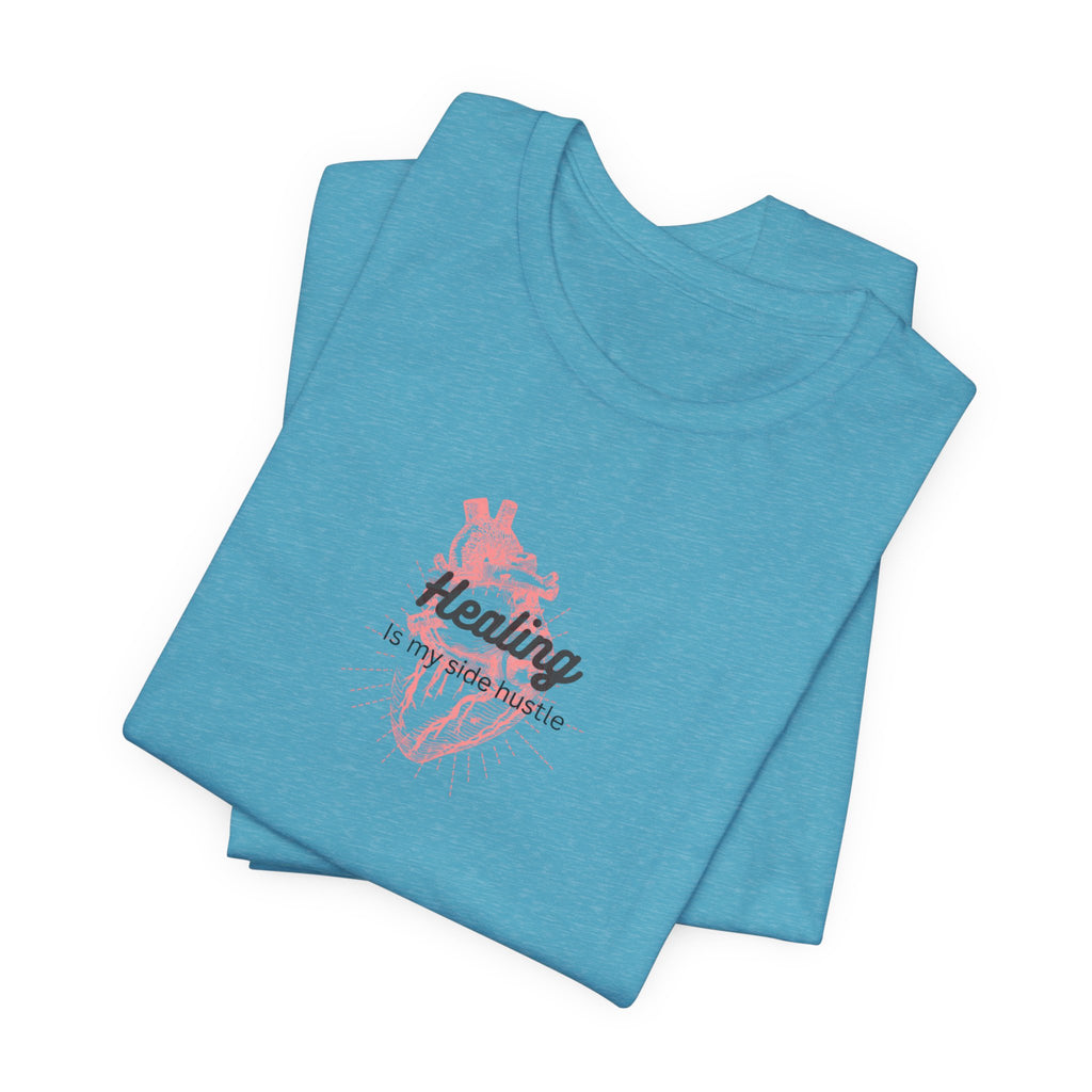 Healing is My Side Hustle Jersey Tee