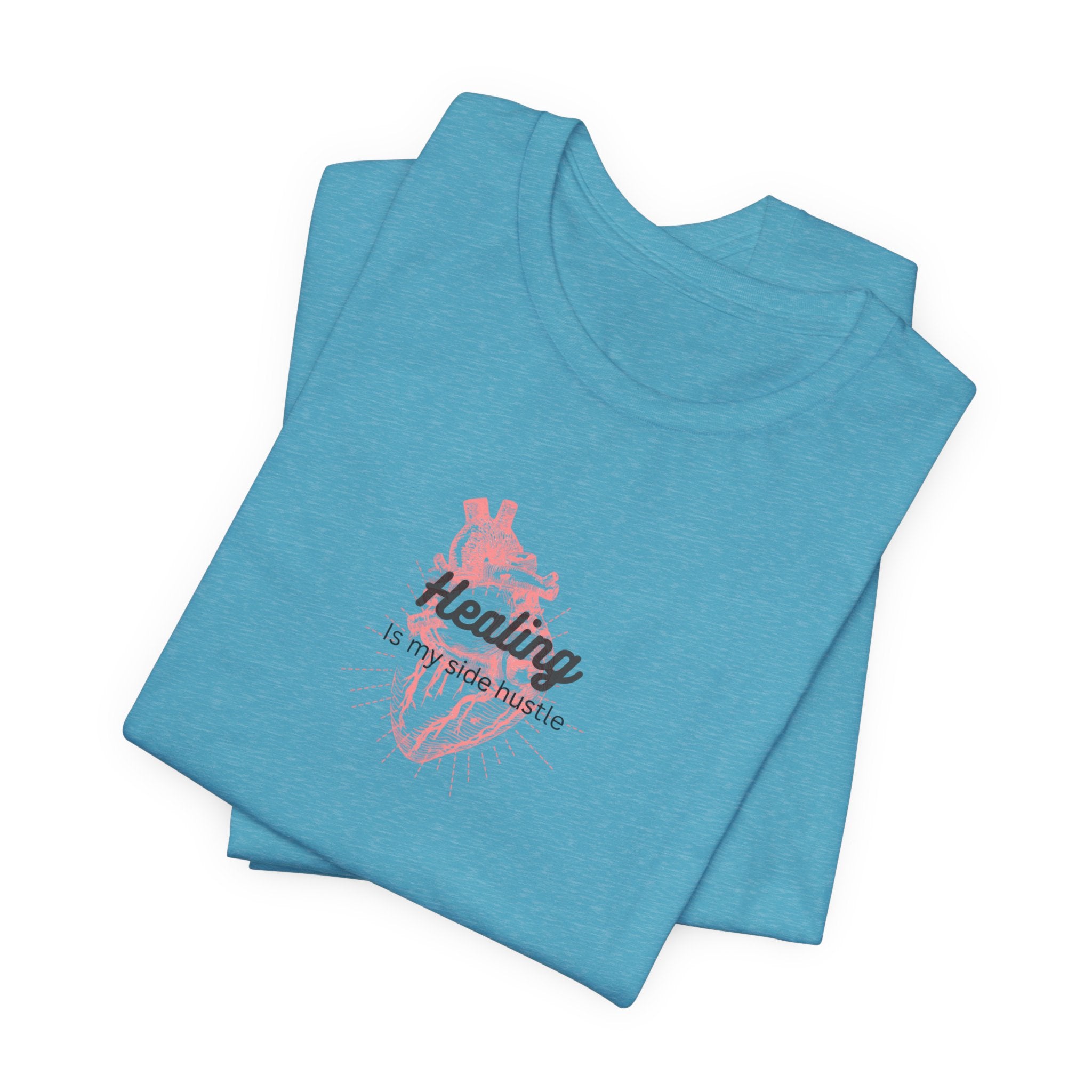 Healing is My Side Hustle Jersey Tee