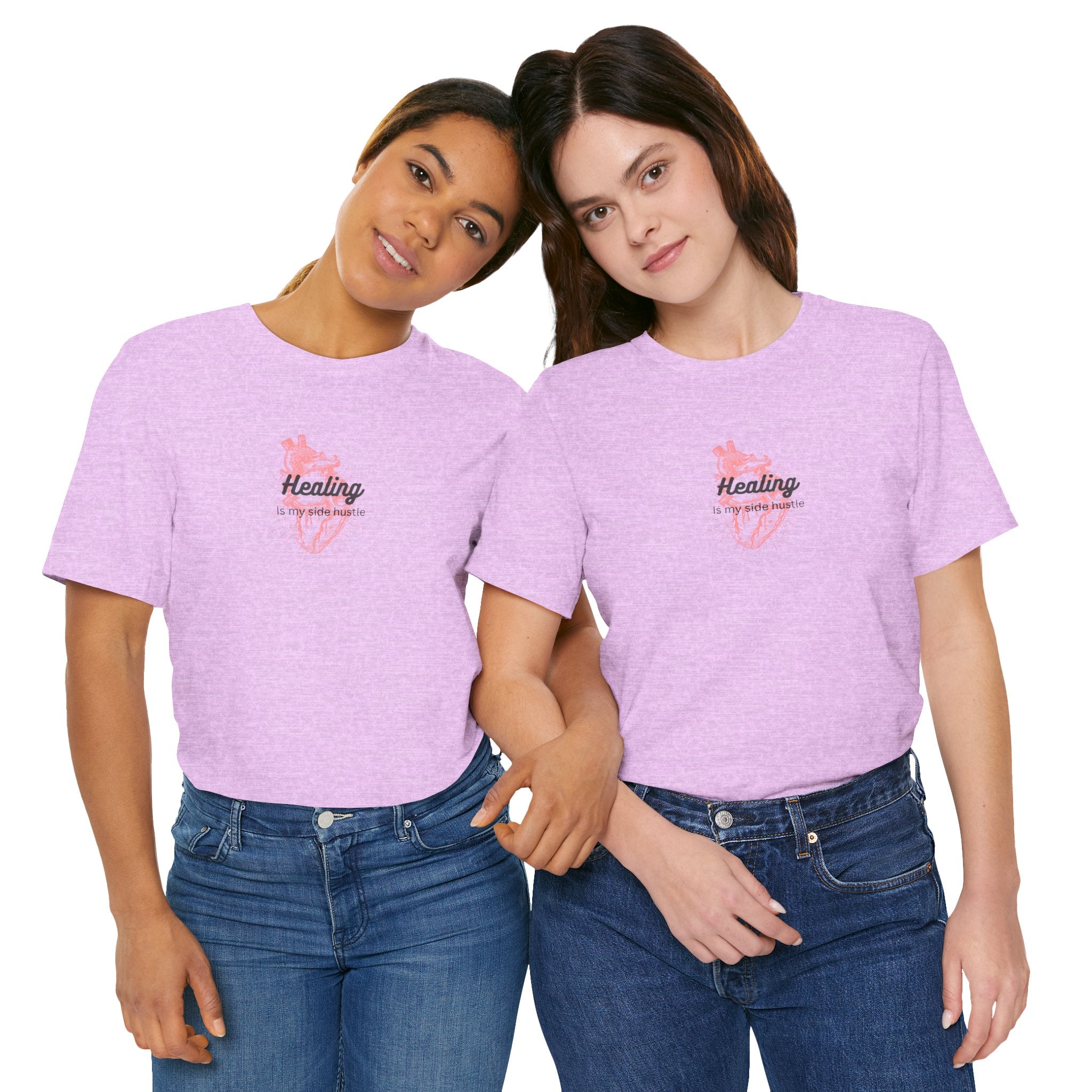 Healing is My Side Hustle Jersey Tee