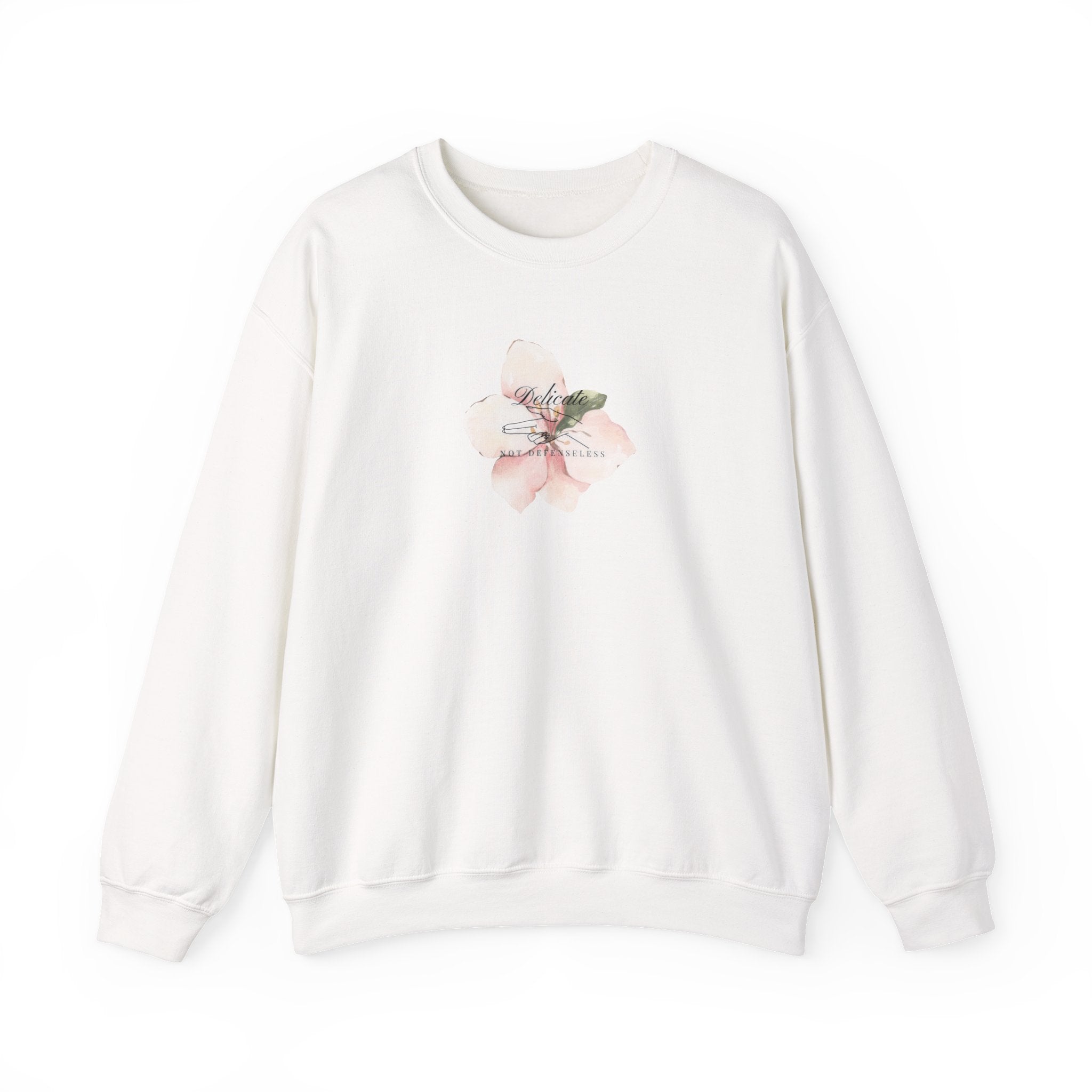 Delicate not Defenseless Crewneck Sweatshirt