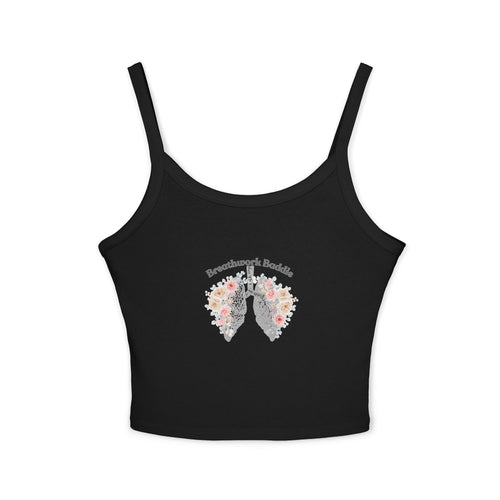 "Breathwork Baddie" Crop Tank