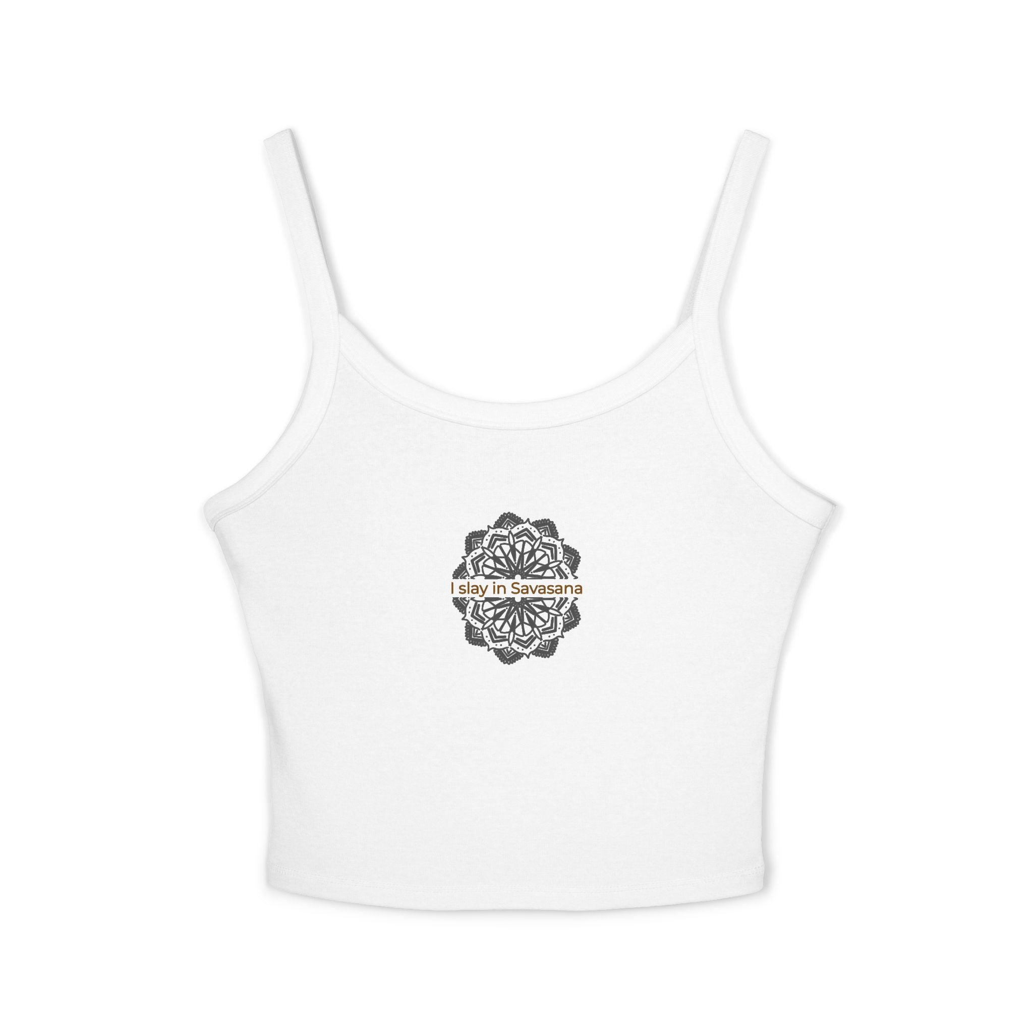 I Slay in Savasana Crop Tank