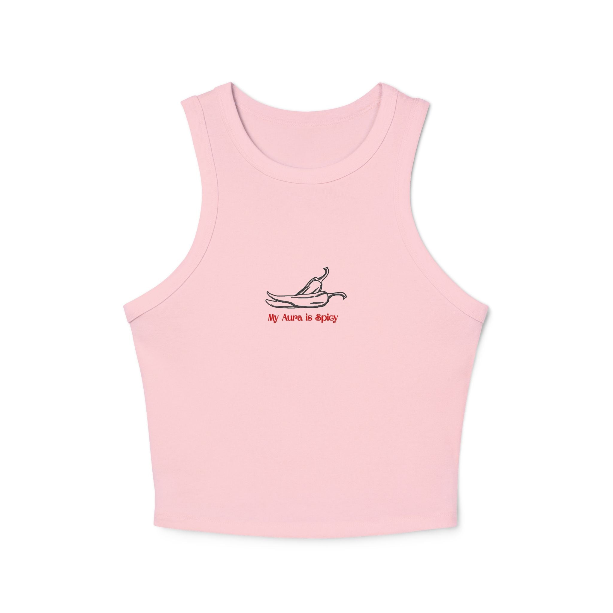 My Aura is Spicy Women's Racer Tank Top