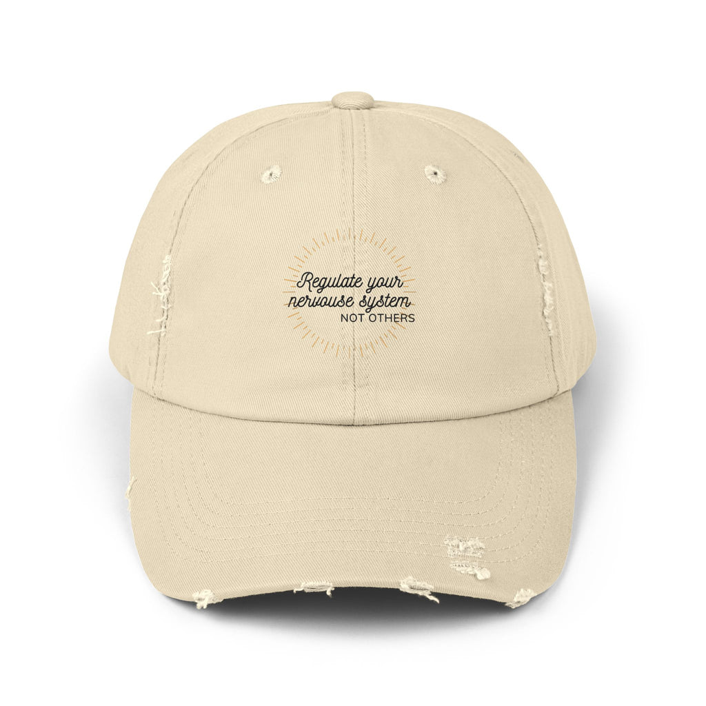 Regulate Your Nervous System Distressed Baseball Cap