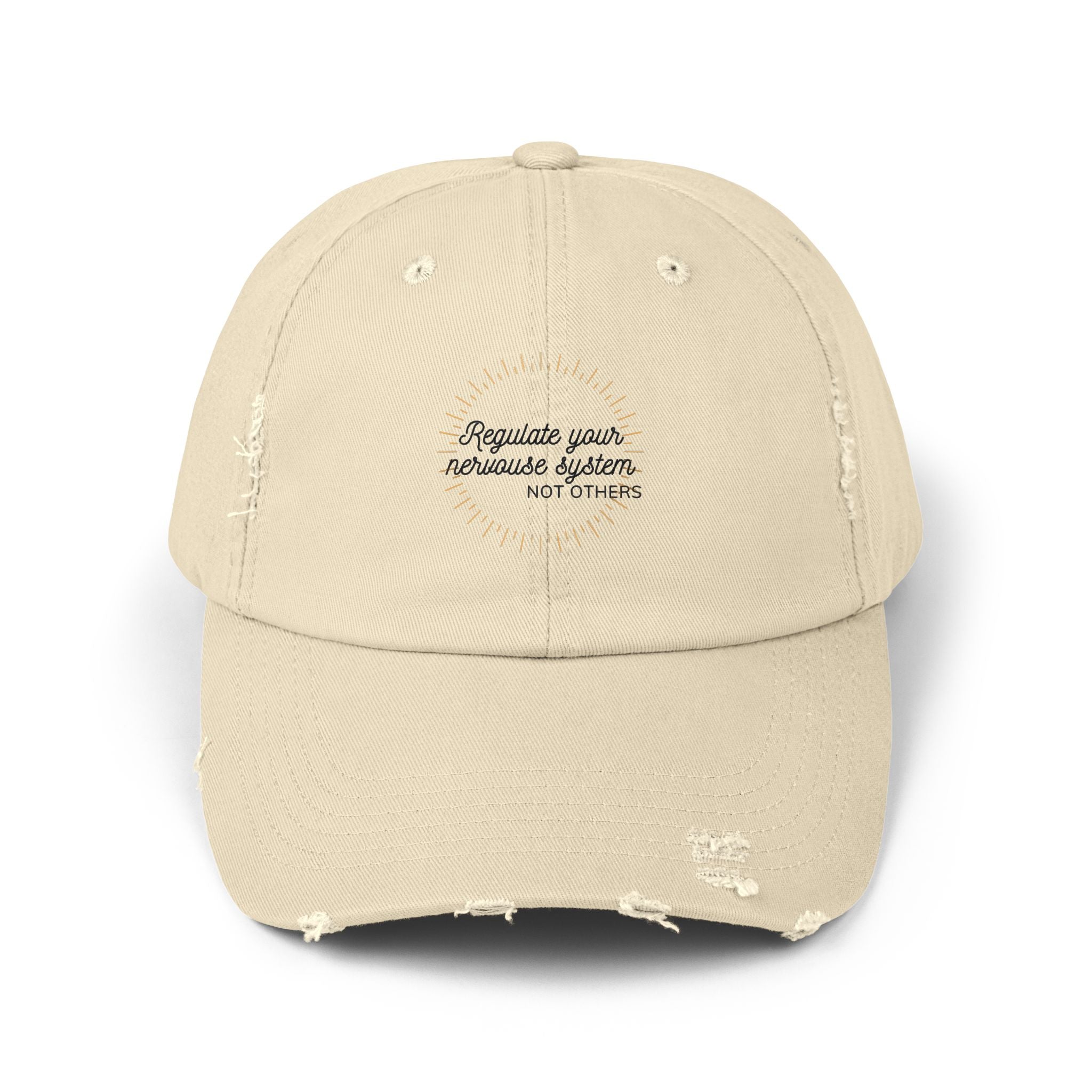 Regulate Your Nervous System Distressed Baseball Cap