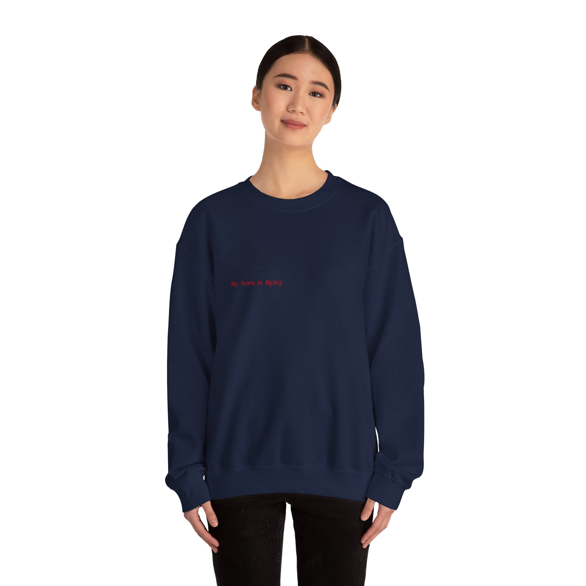"My Aura is Spicy" Crewneck Sweatshirt