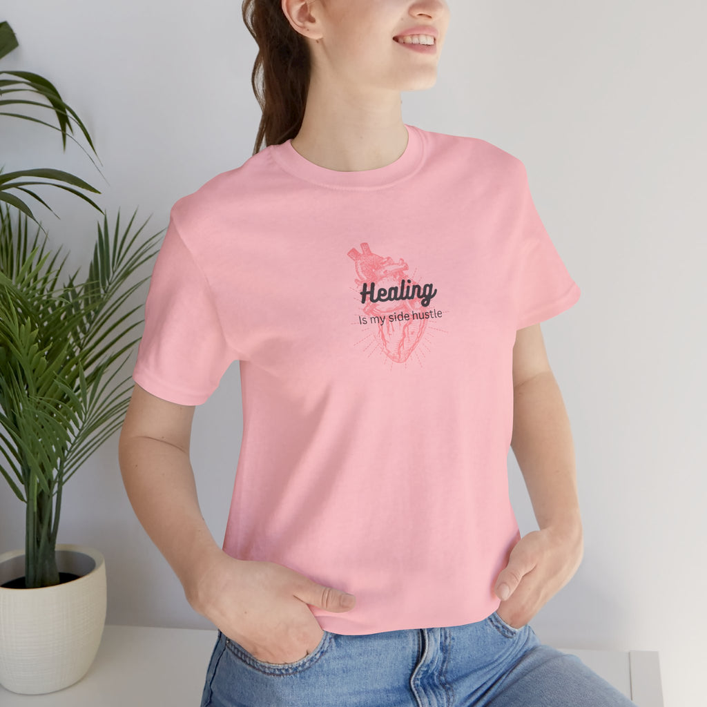 Healing is My Side Hustle Jersey Tee
