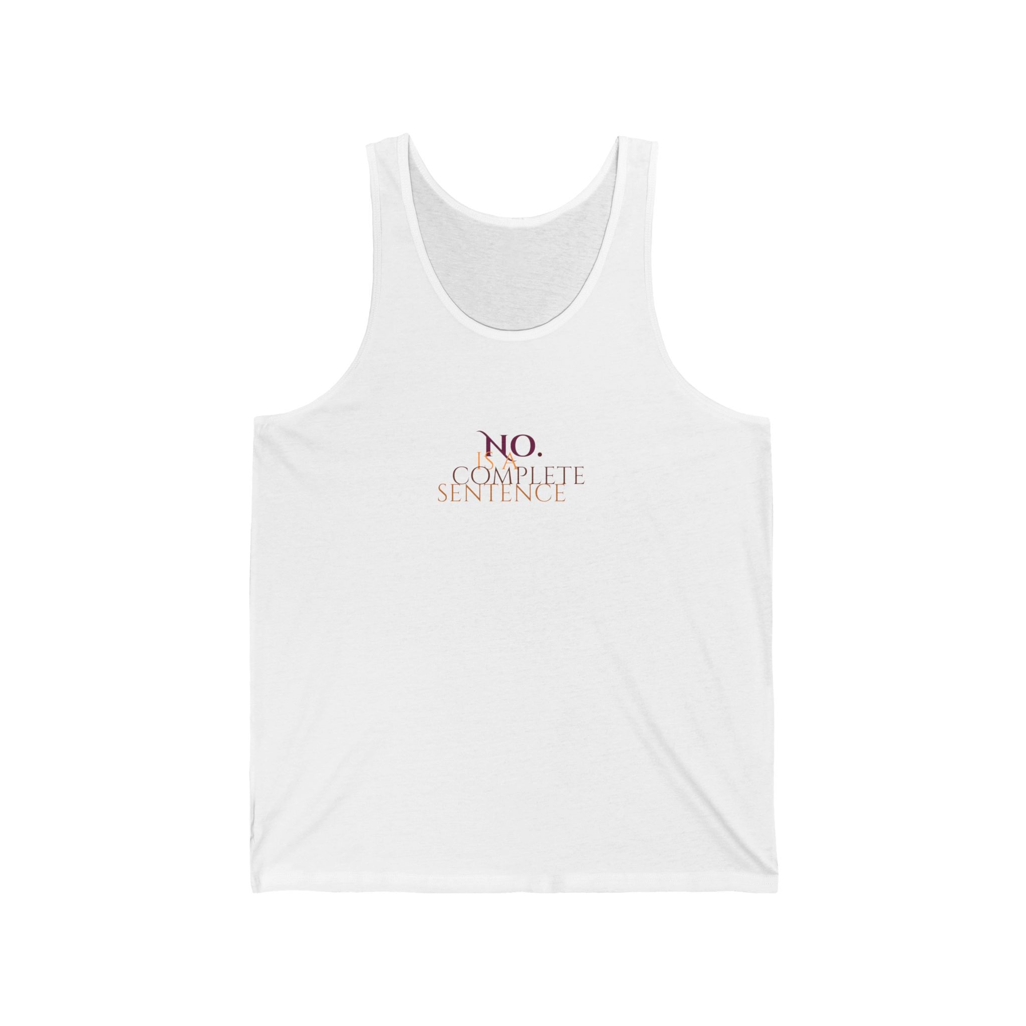 No. Complete Sentiment Tank Top