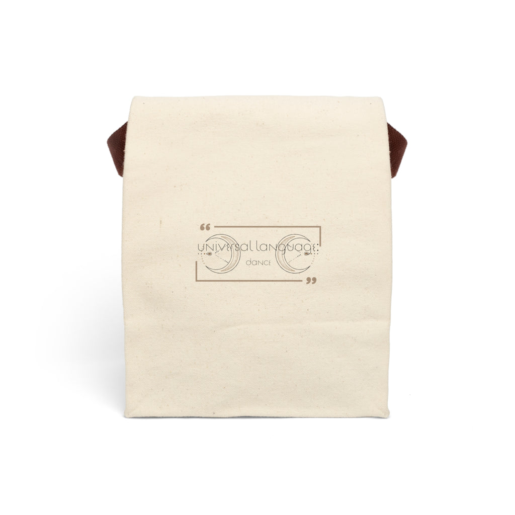 Universal Language: Dance Canvas Lunch Bag with Strap