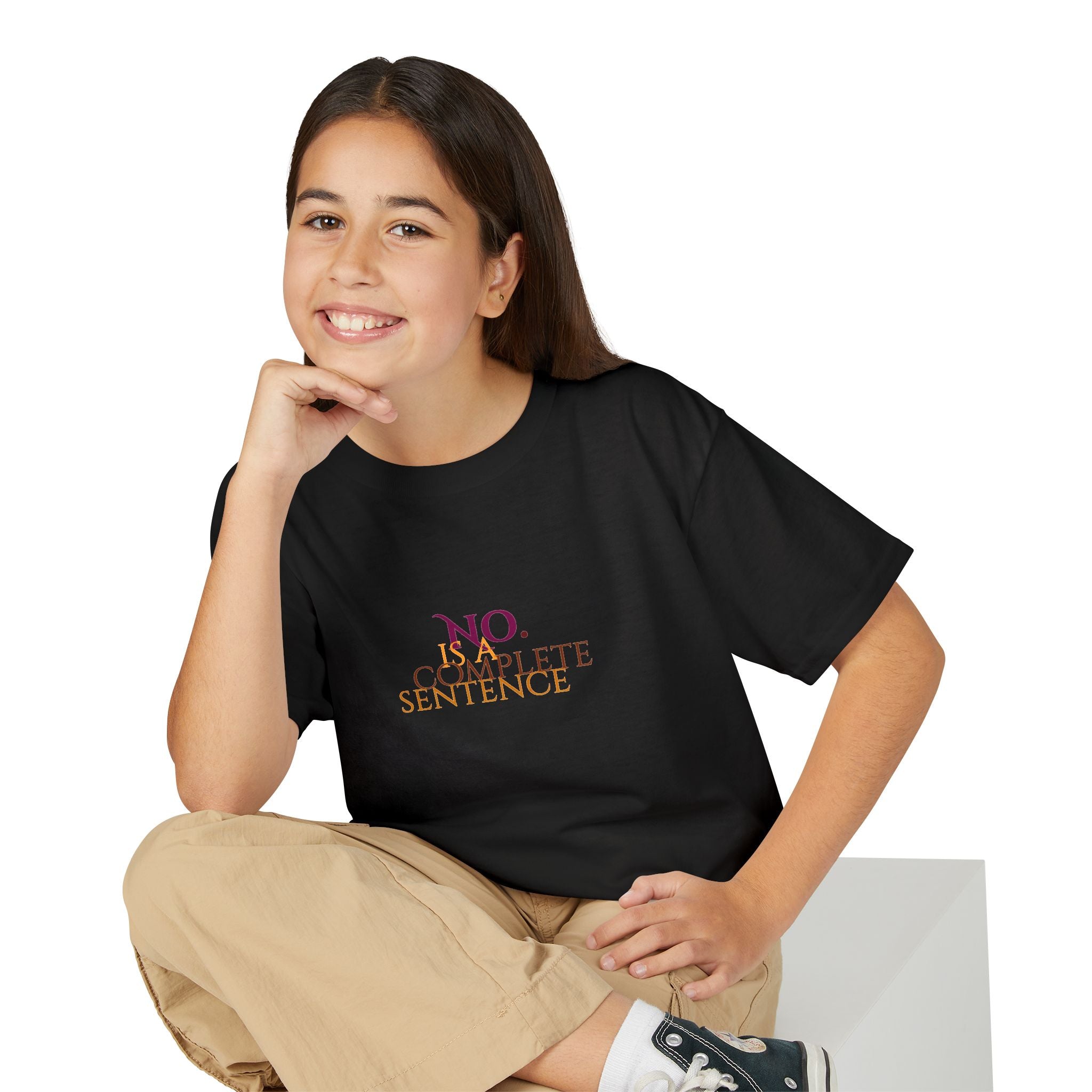 Youth "No. Complete Sentences" Graphic Tee