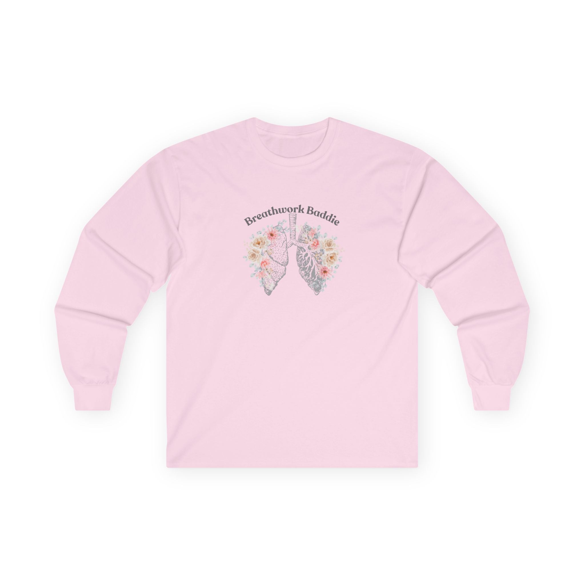 "Breathwork Baddie" Long Sleeve Tee
