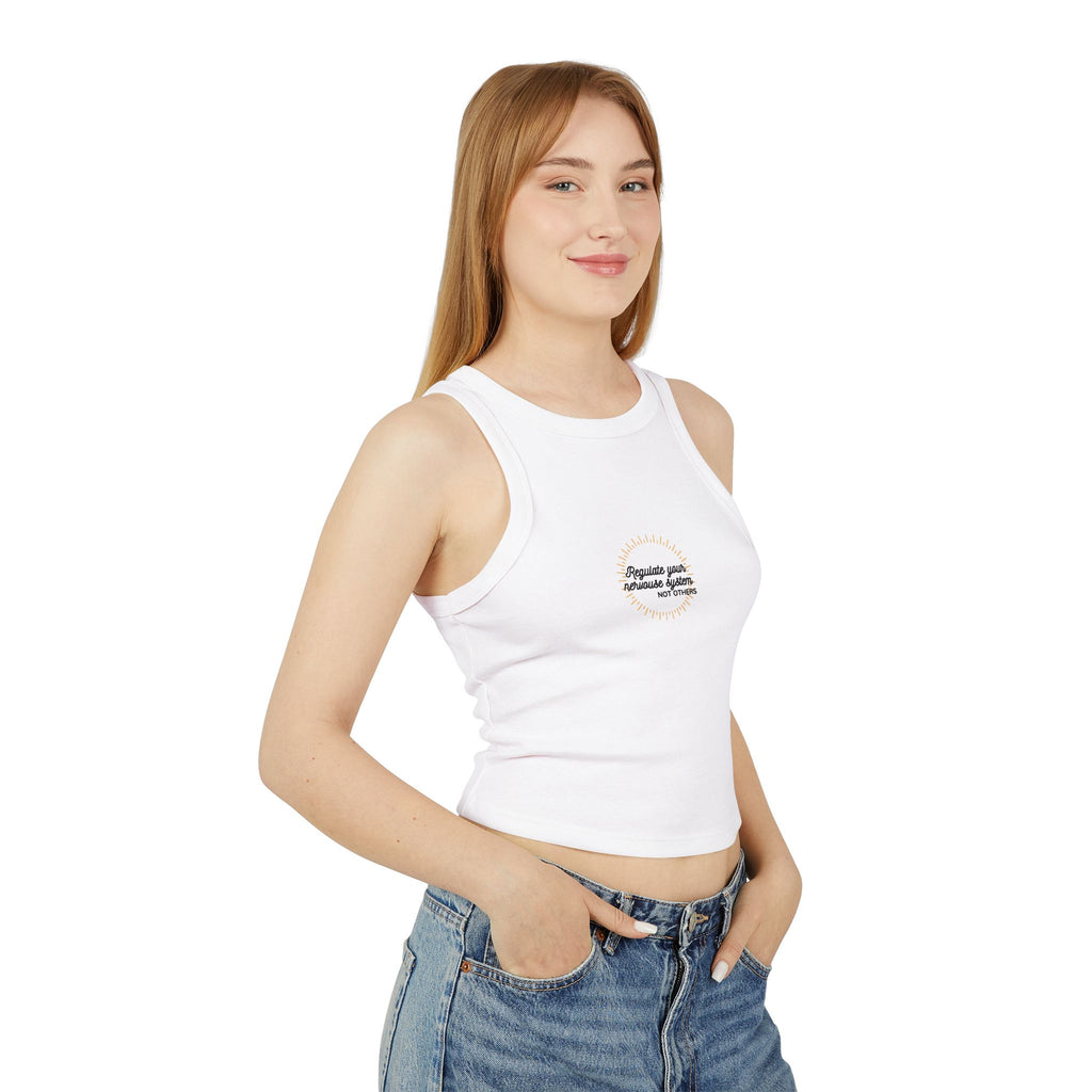 Regulate Your Nervous System Women’s Racer Tank Top