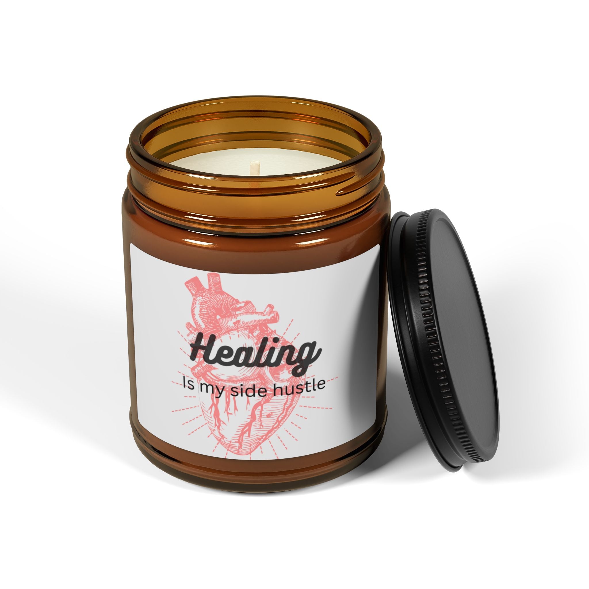 "Healing is my side hustle" Soy Candle