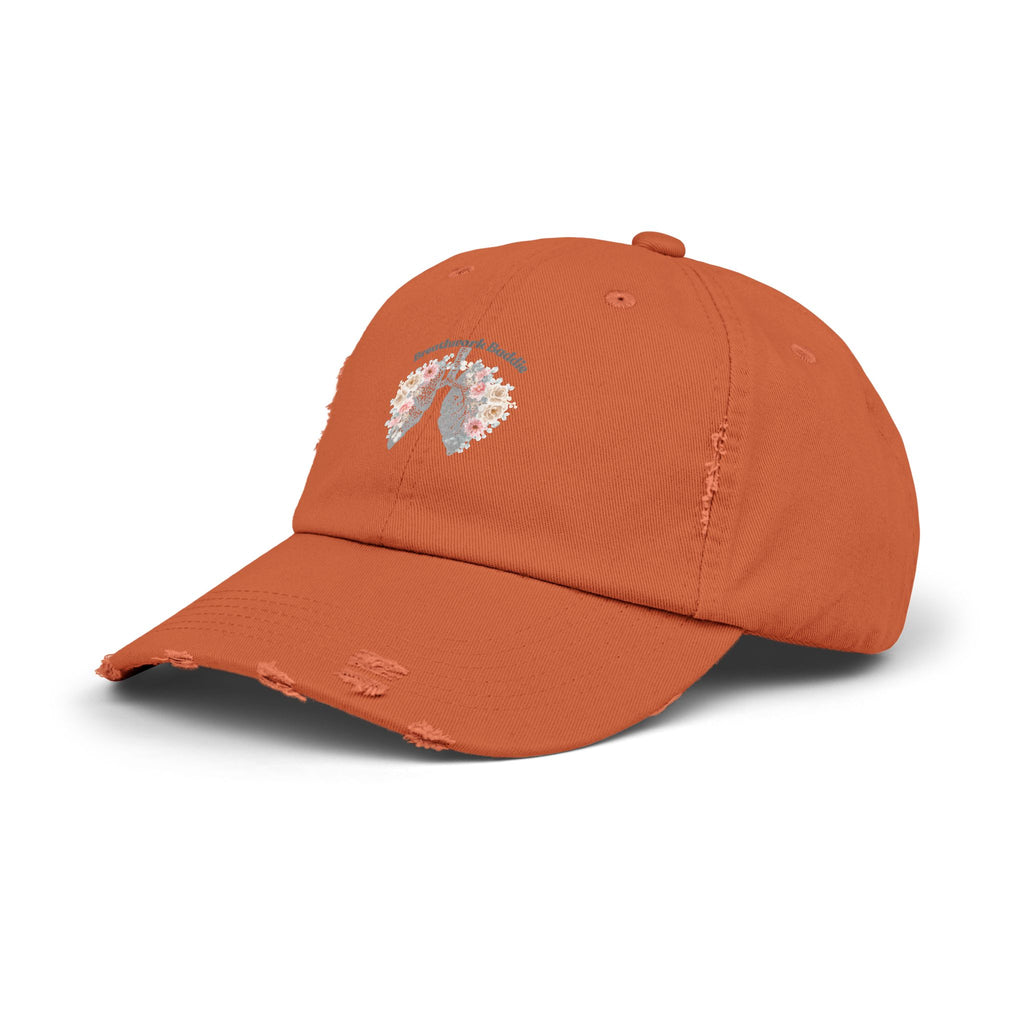 Breathwork Baddie Distressed Cap