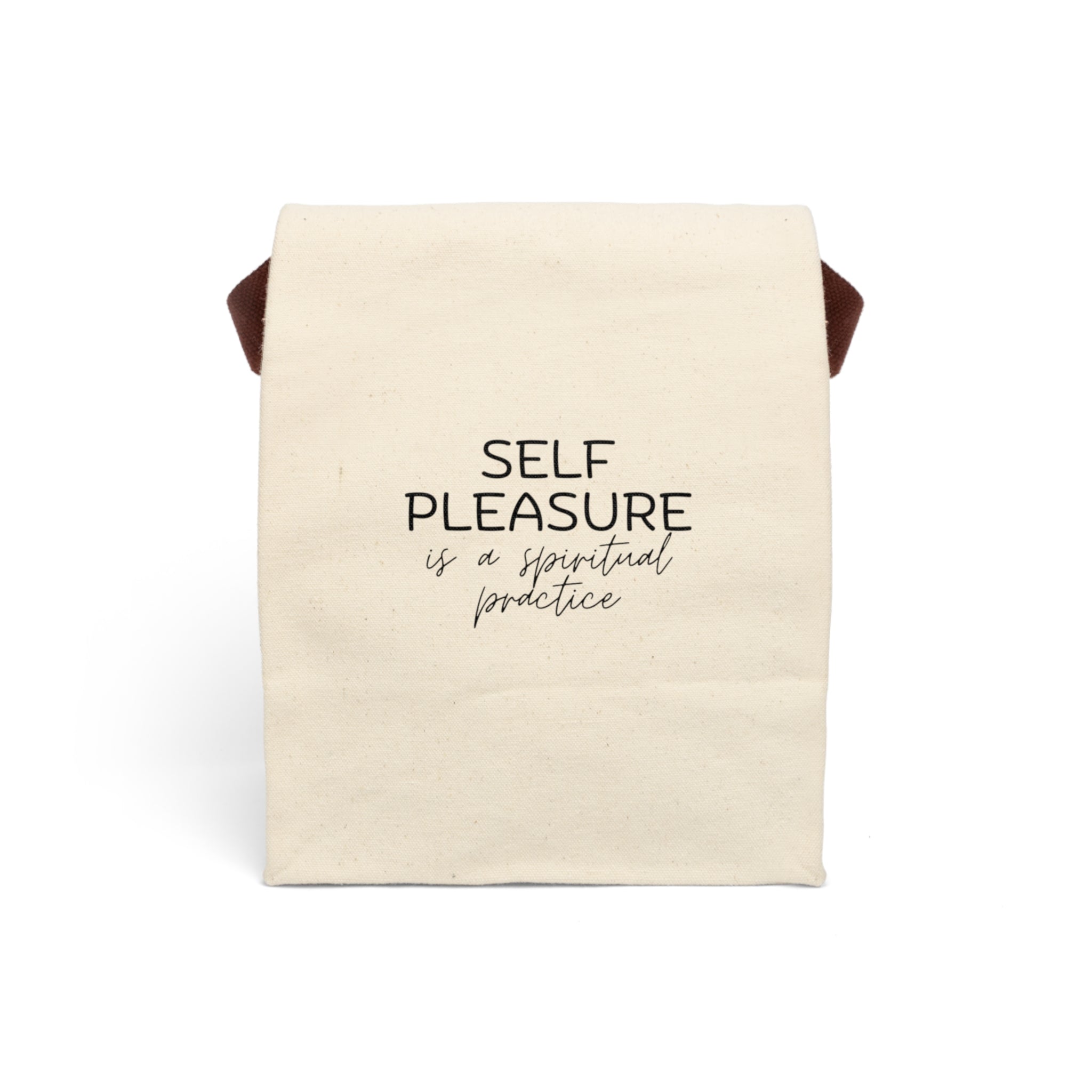 Self Care Canvas Lunch Bag