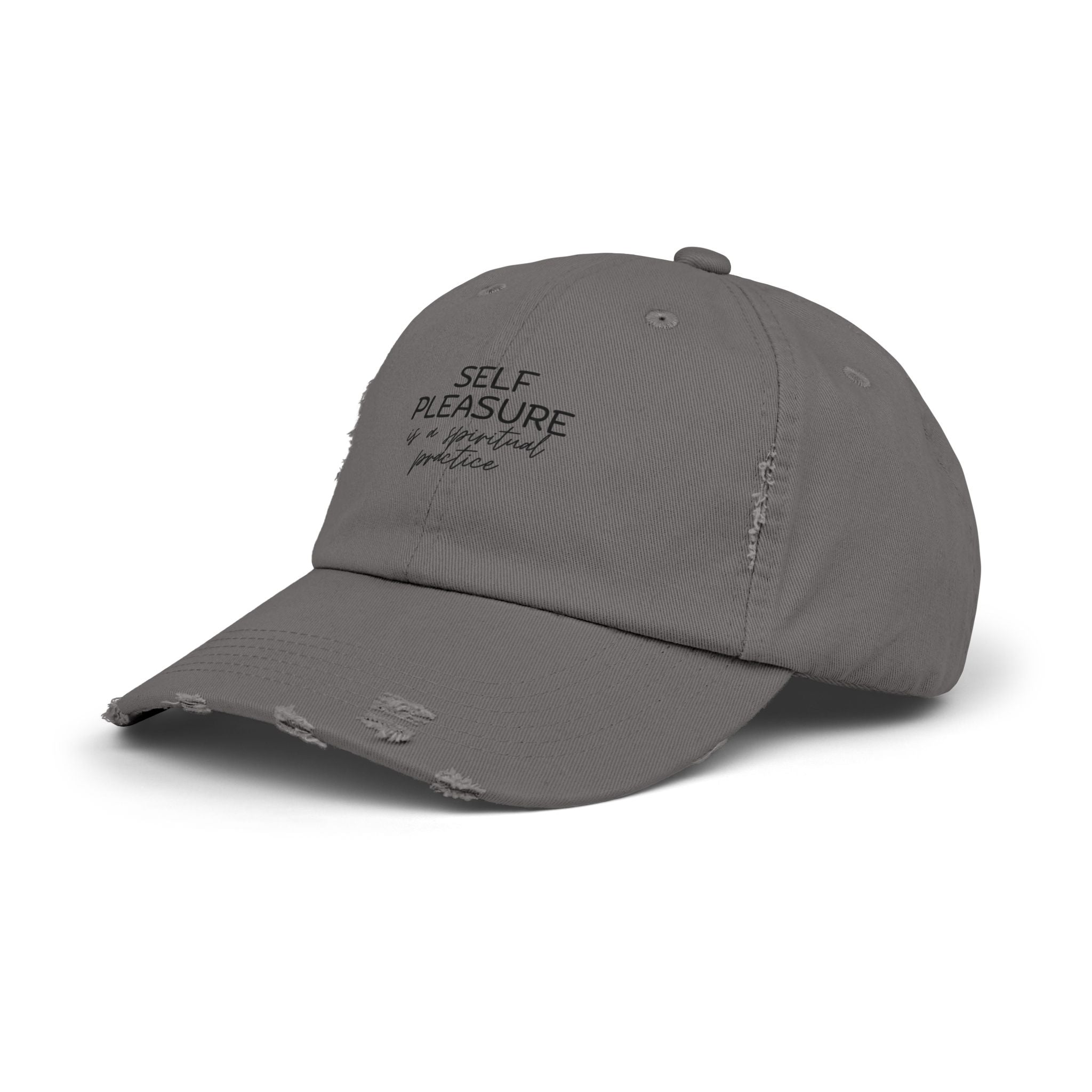 Self Care Distressed Baseball Cap