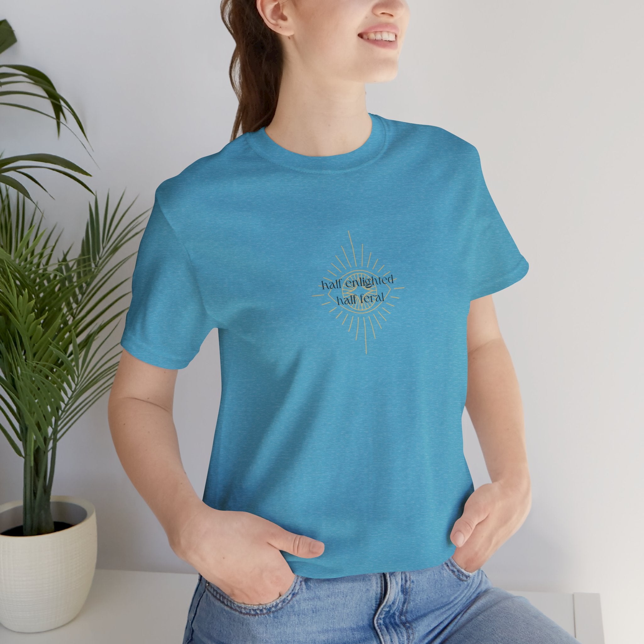 Half Enlightened Jersey Short Sleeve Tee