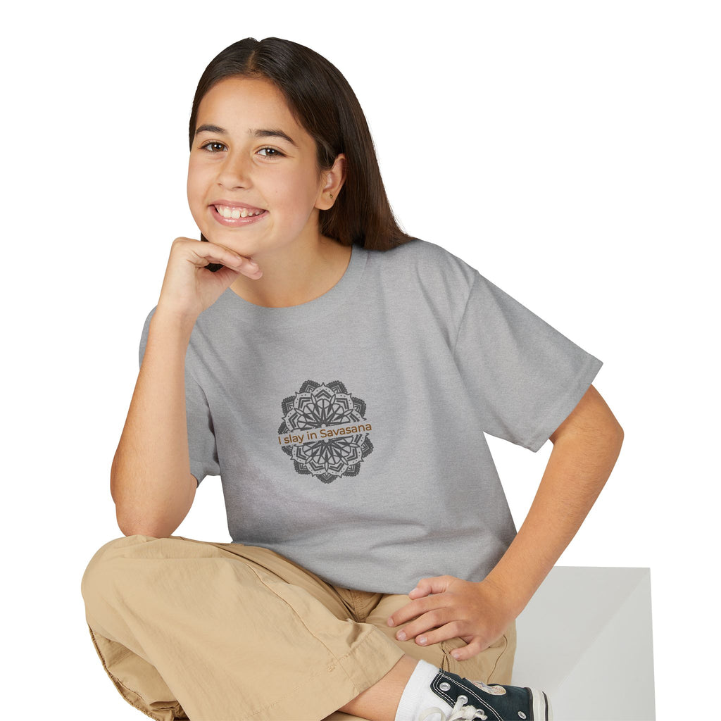 I Slay In Savasana Youth T-Shirt
