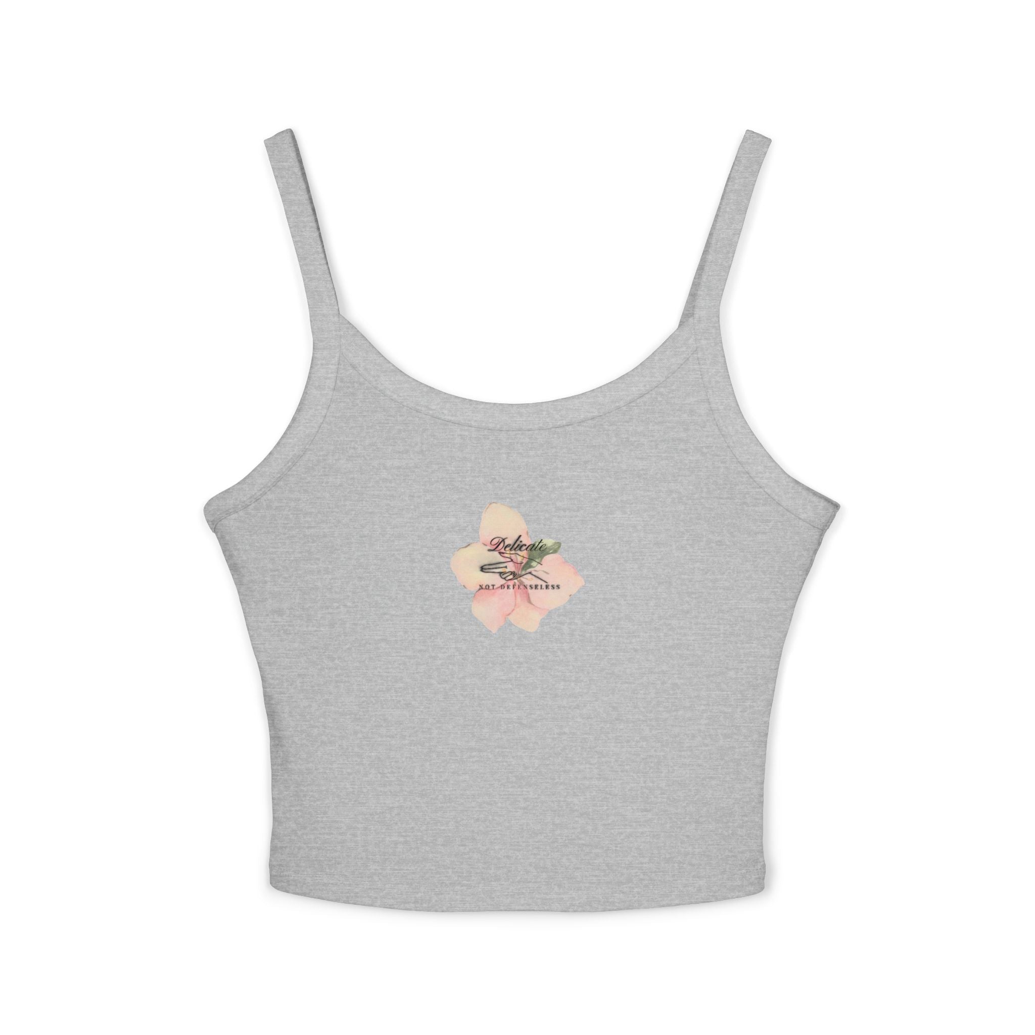 Delicate not Defenseless Women's Spaghetti Strap Tank Top
