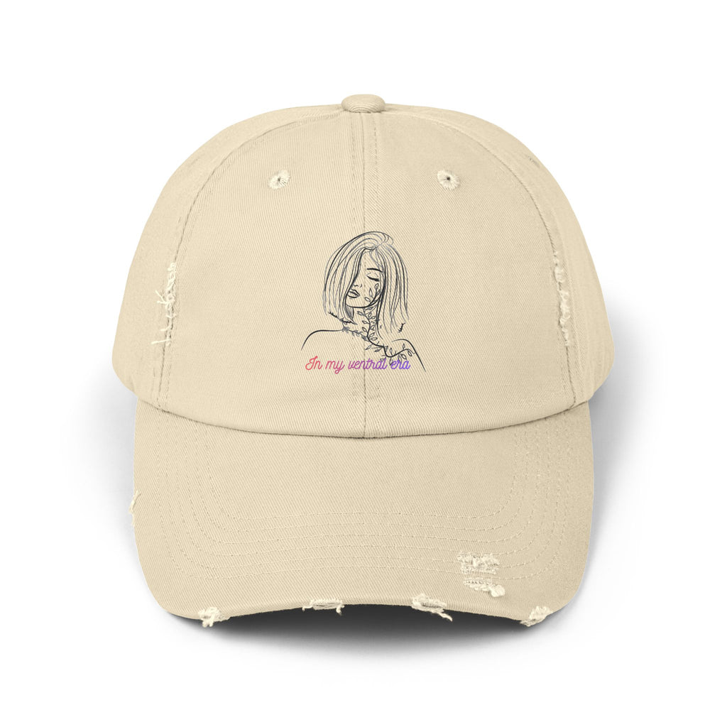 Ventral Era Distressed Beige Cap