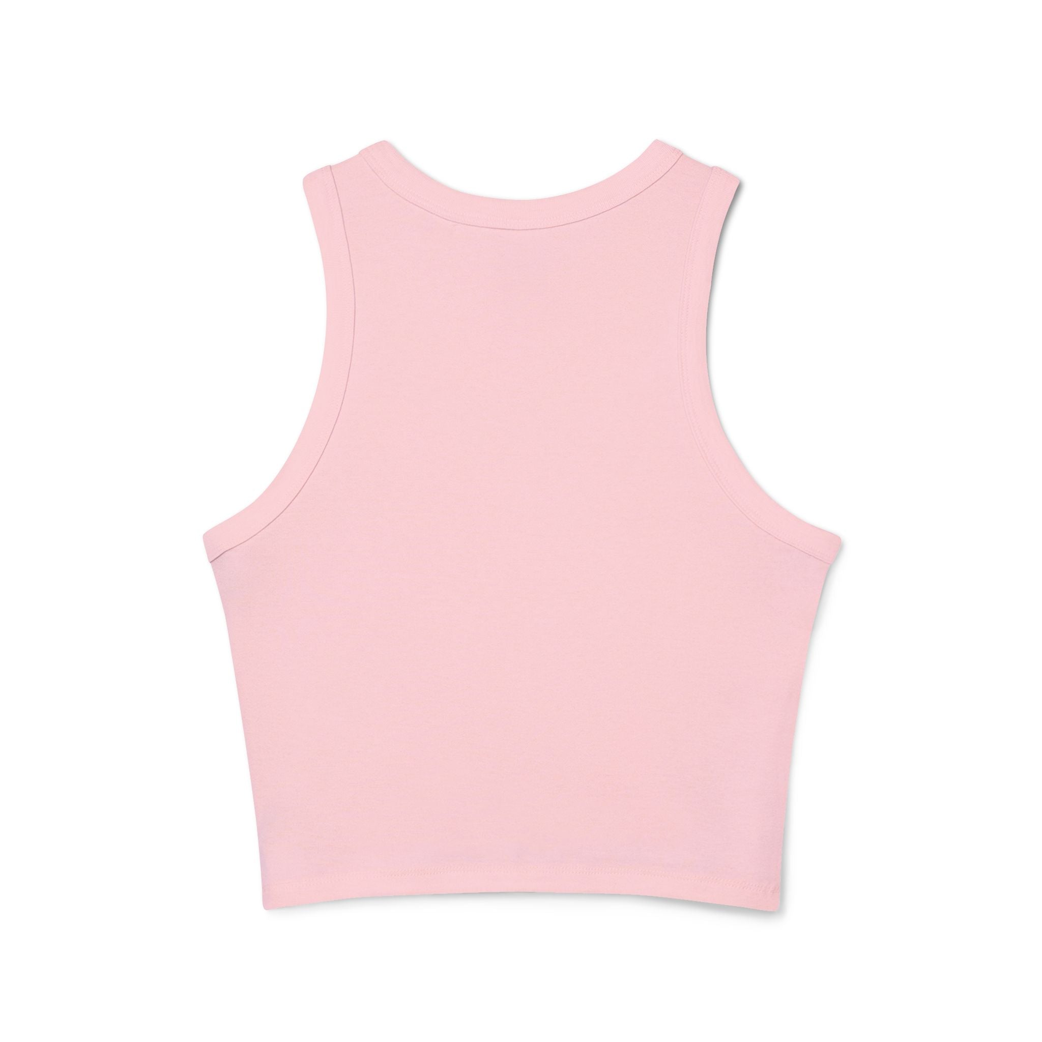 No. Is a complete sentence Ribbed Racer Tank Top