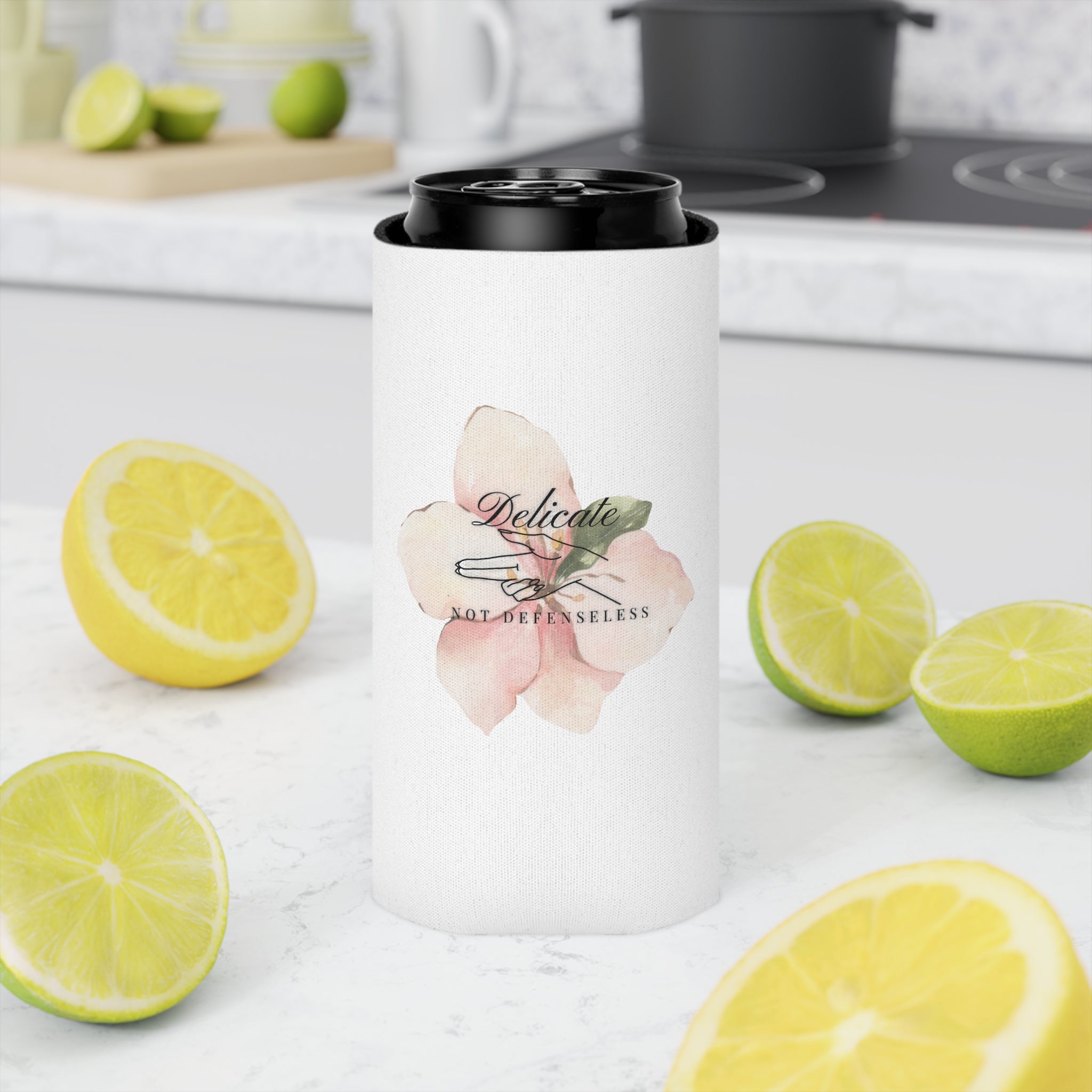"Delicate Not Defenseless" Can Cooler