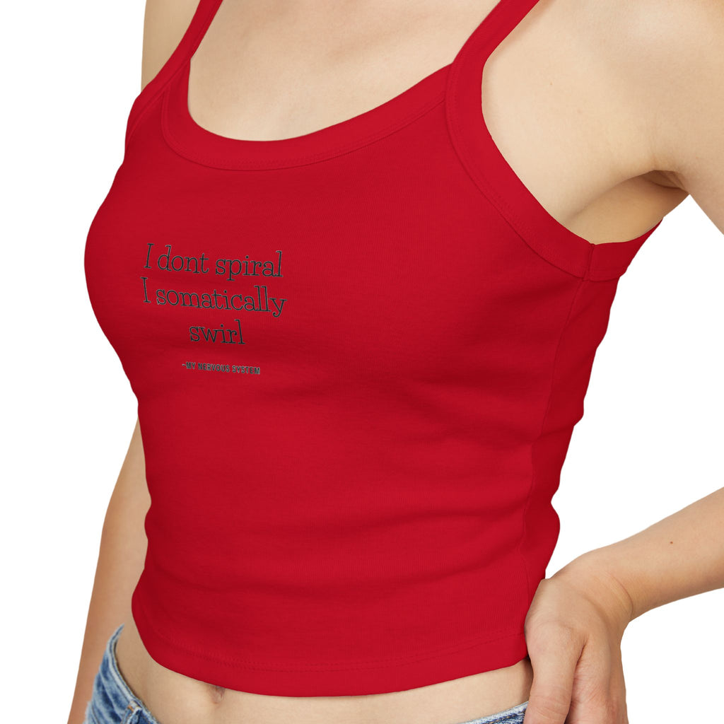 Somatically Swirl Spaghetti Tank Top