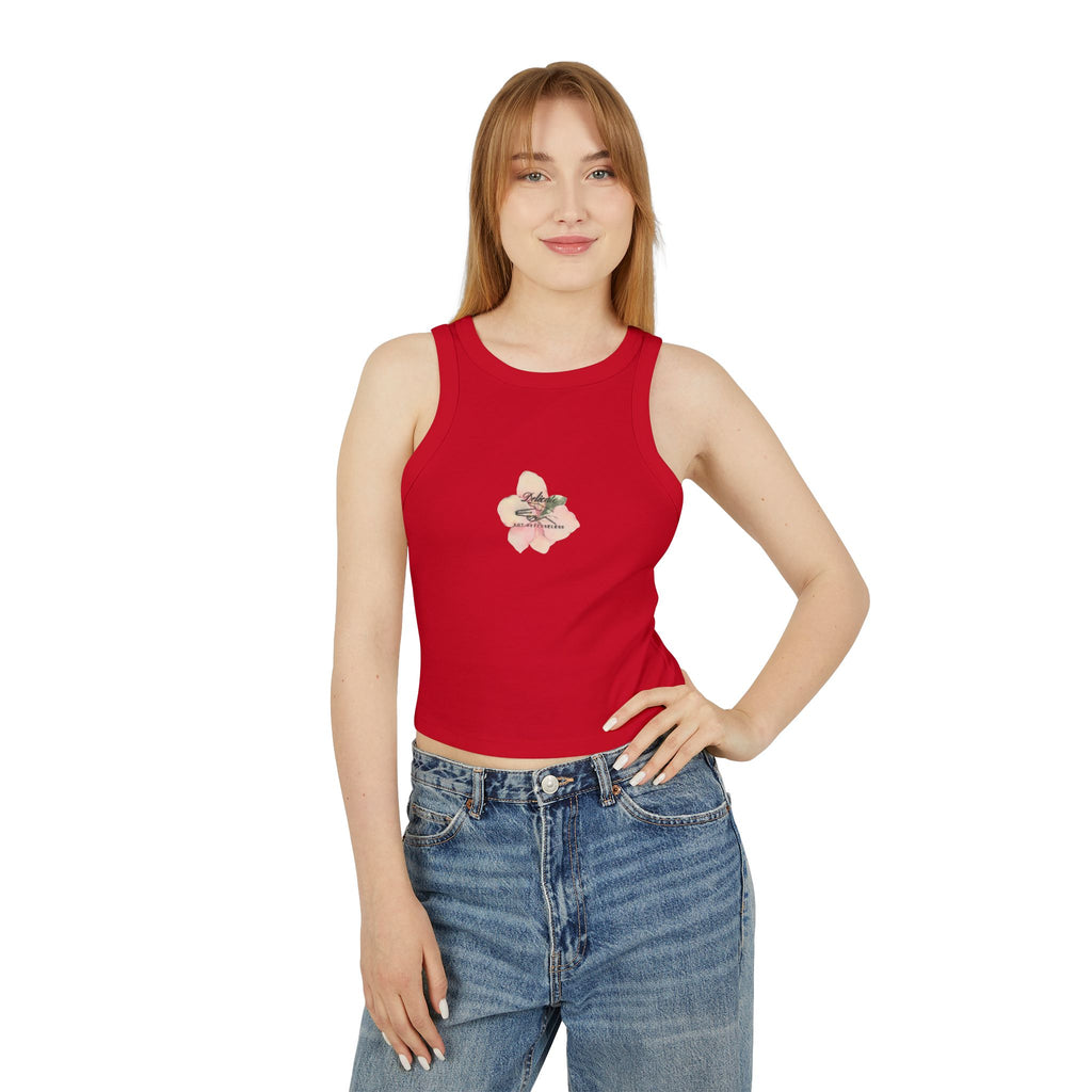 Delicate not Defenseless Racer Tank