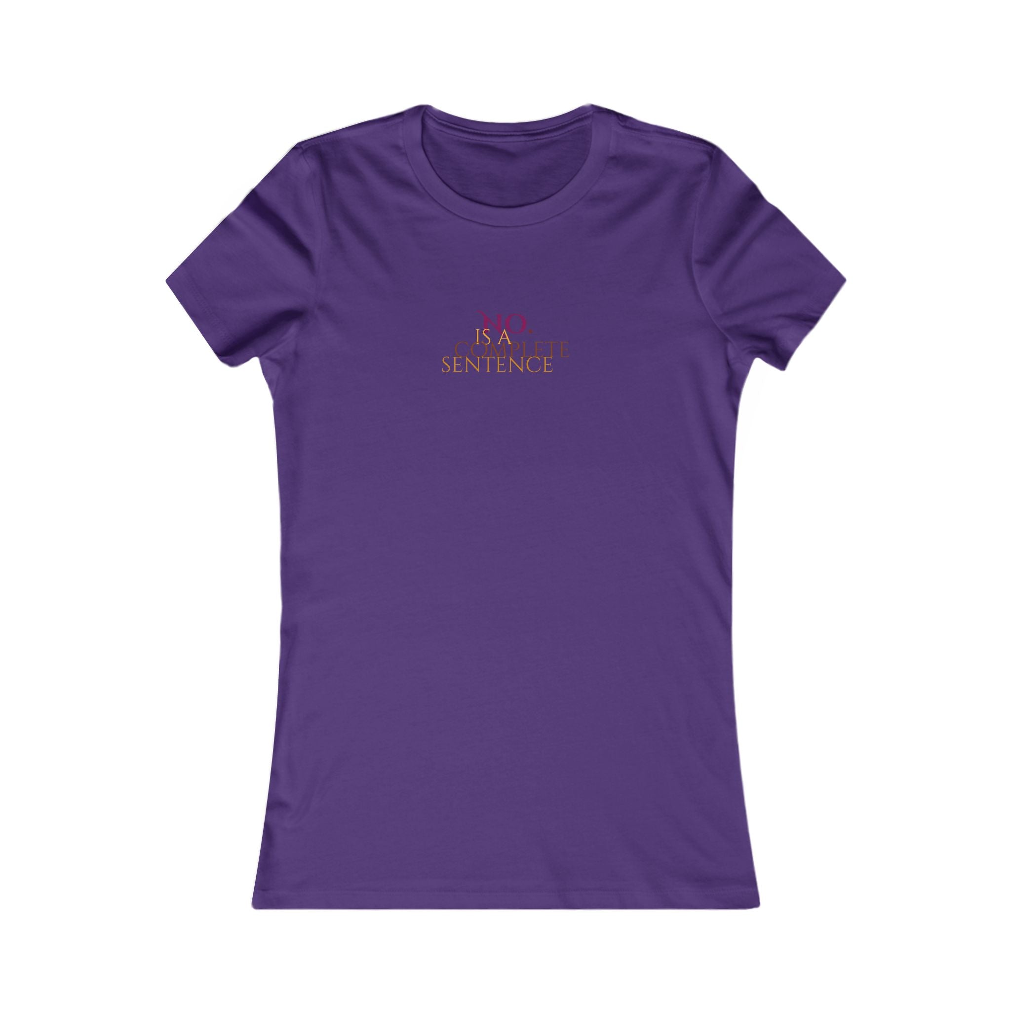 No. Is a complete sentence Women's Tee