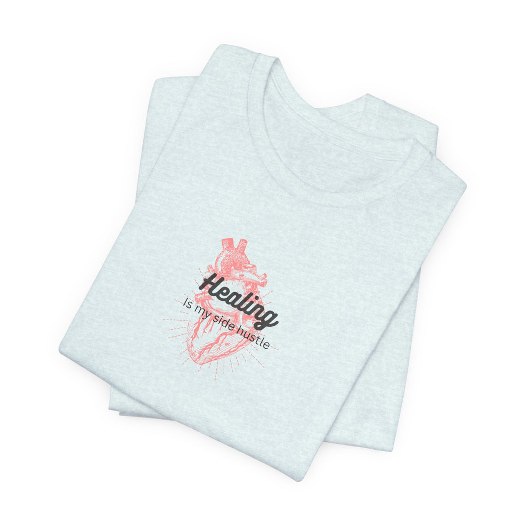 Healing is My Side Hustle Jersey Tee