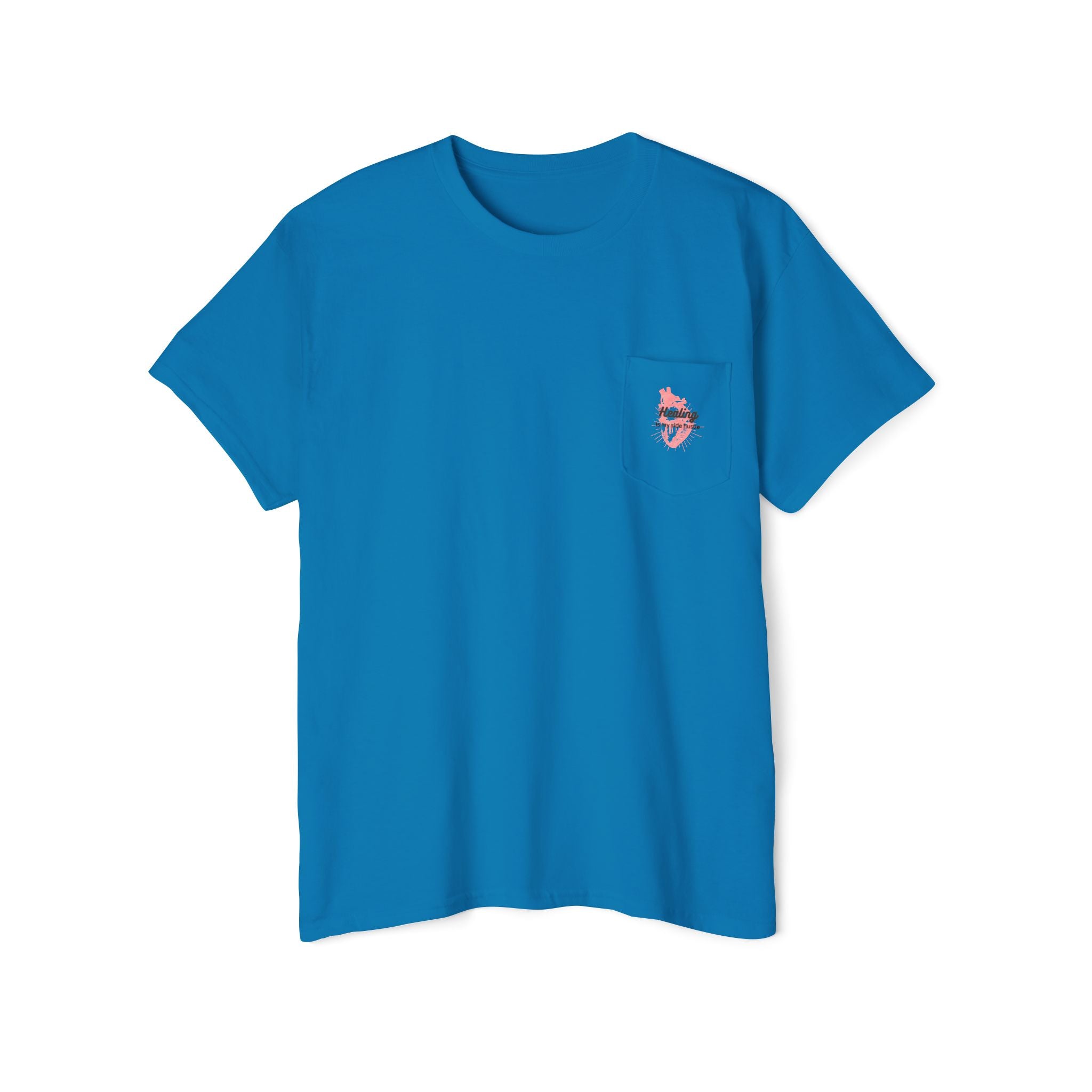 Healing is My Side Hustle Pocket Tee