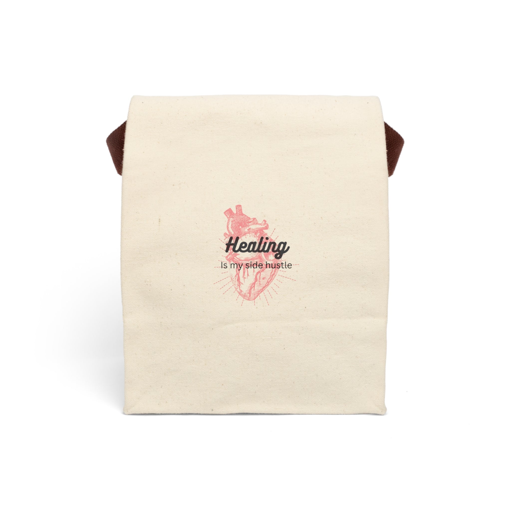 Healing is My Side Hustle Canvas Lunch Bag