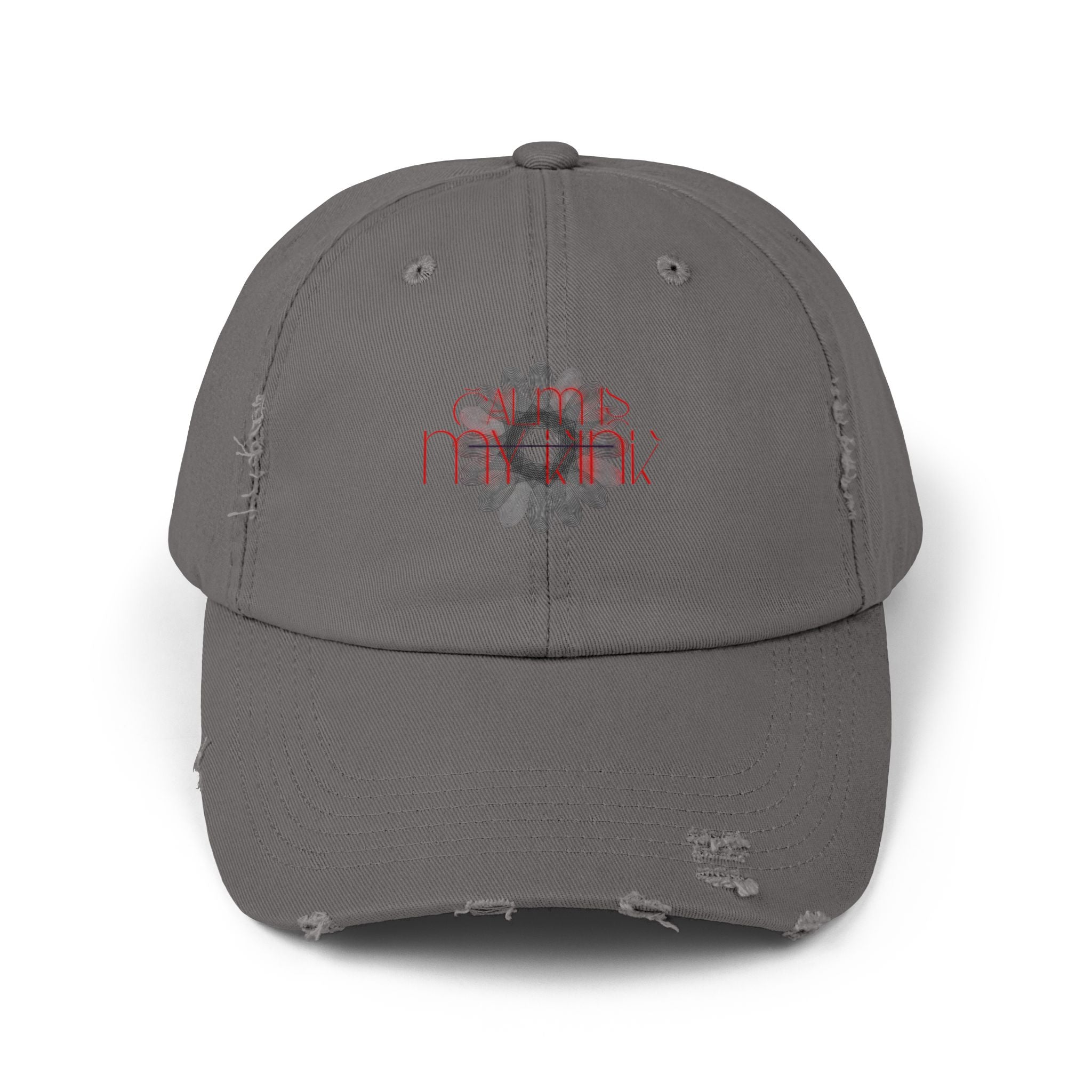 Calm is Distressed Daisy Cap