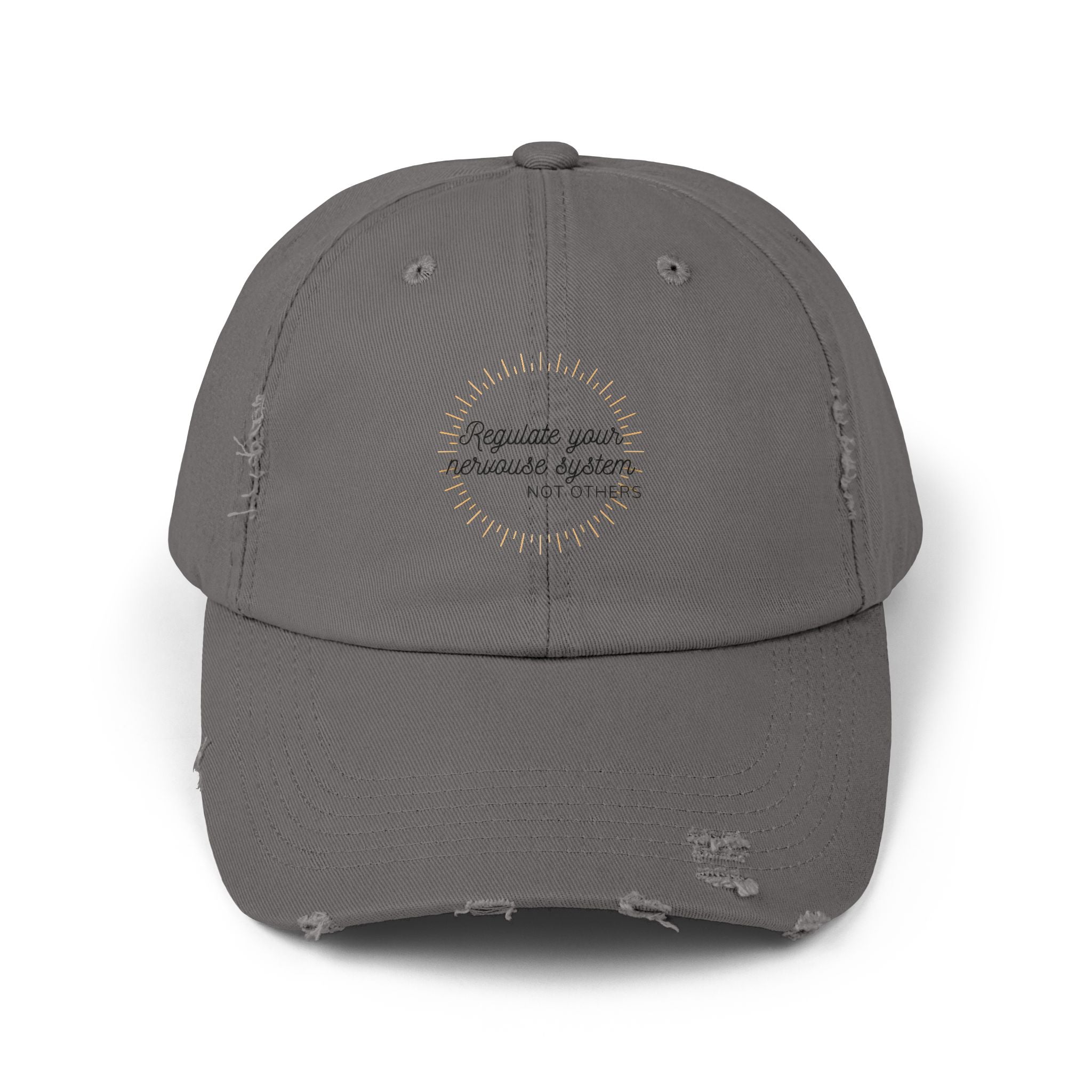 Regulate Your Nervous System Distressed Baseball Cap