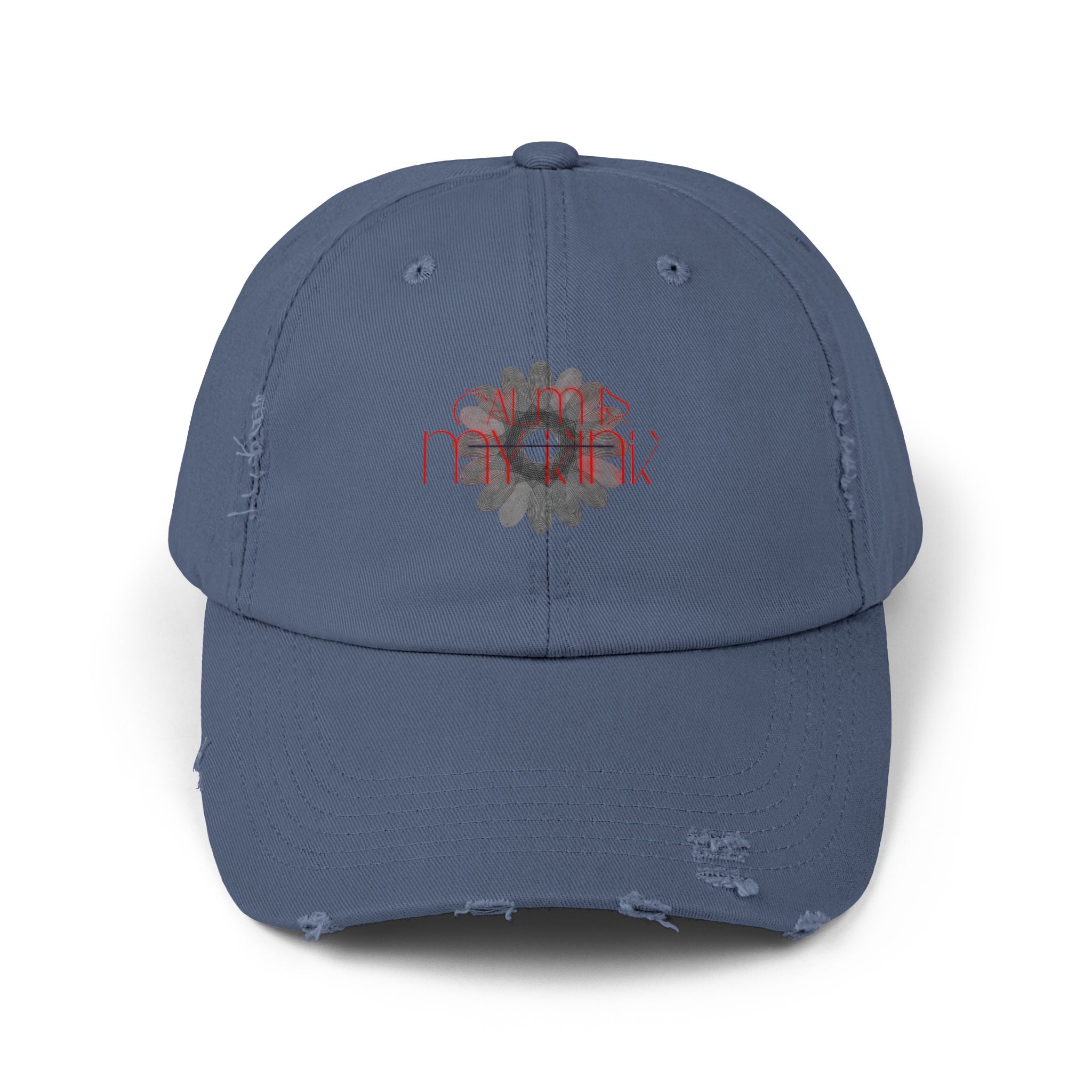 Calm is Distressed Daisy Cap