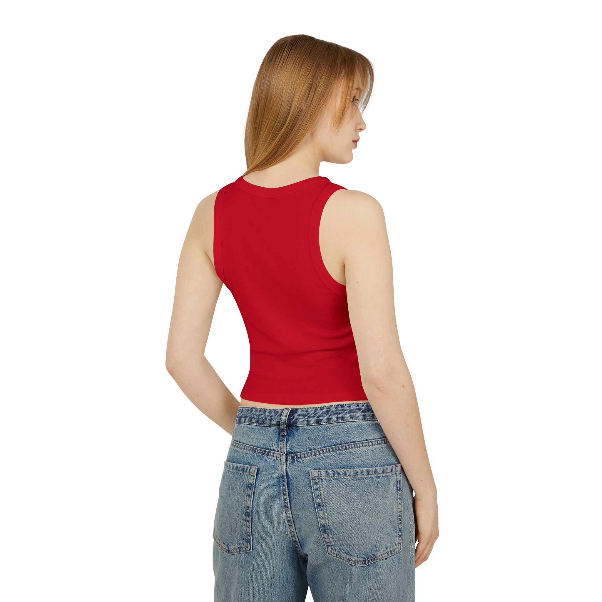 Delicate not Defenseless Racer Tank