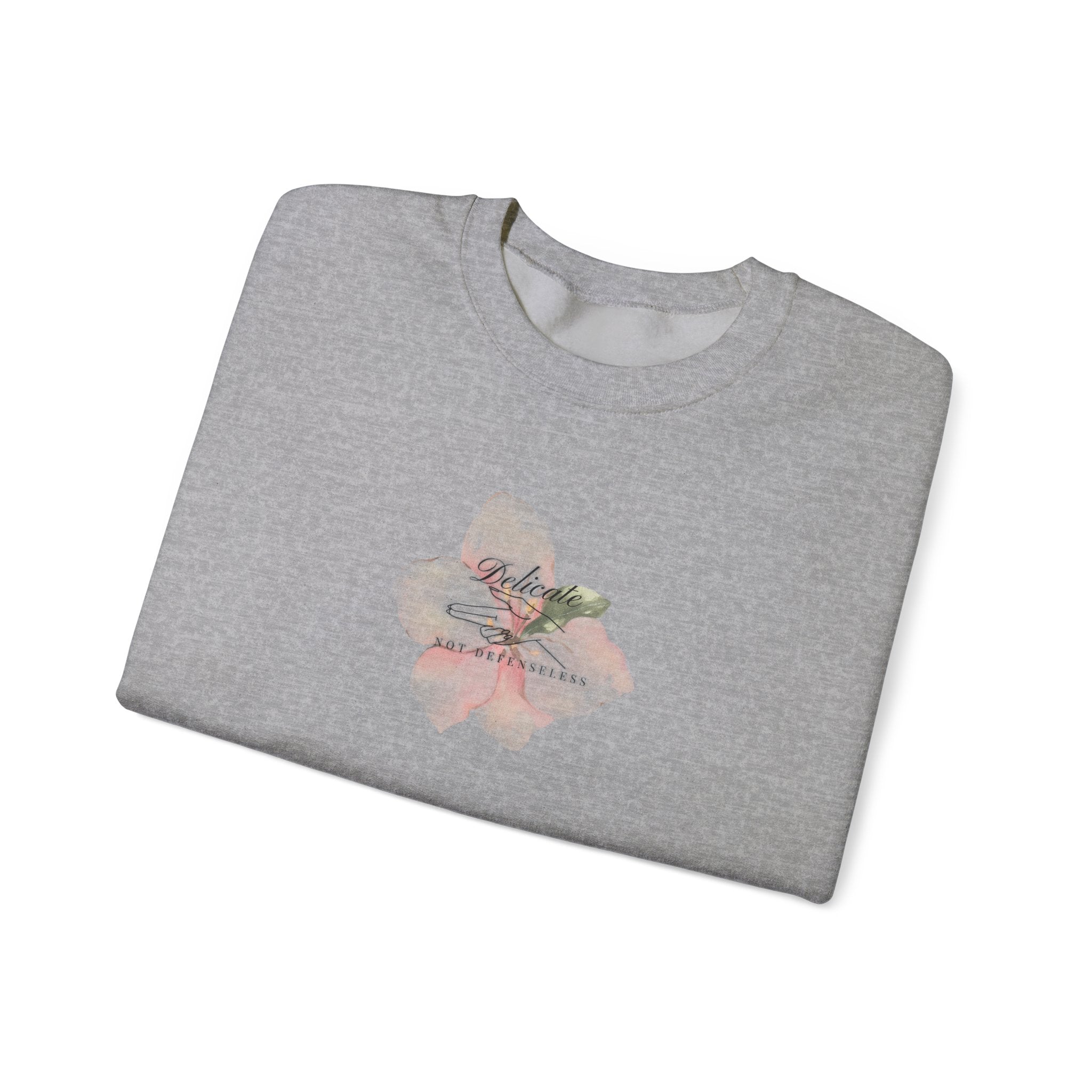 Delicate not Defenseless Crewneck Sweatshirt