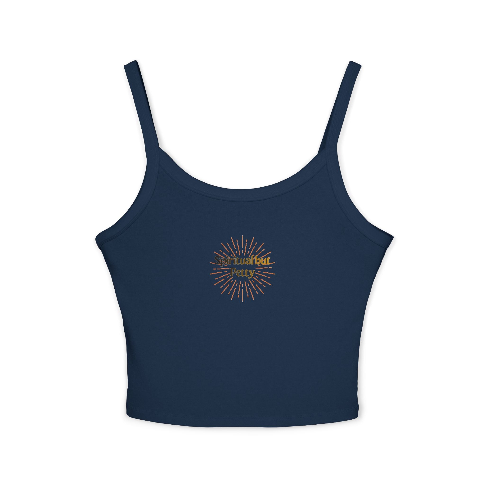 Spiritual but Petty Women's Spaghetti Strap Tank Top
