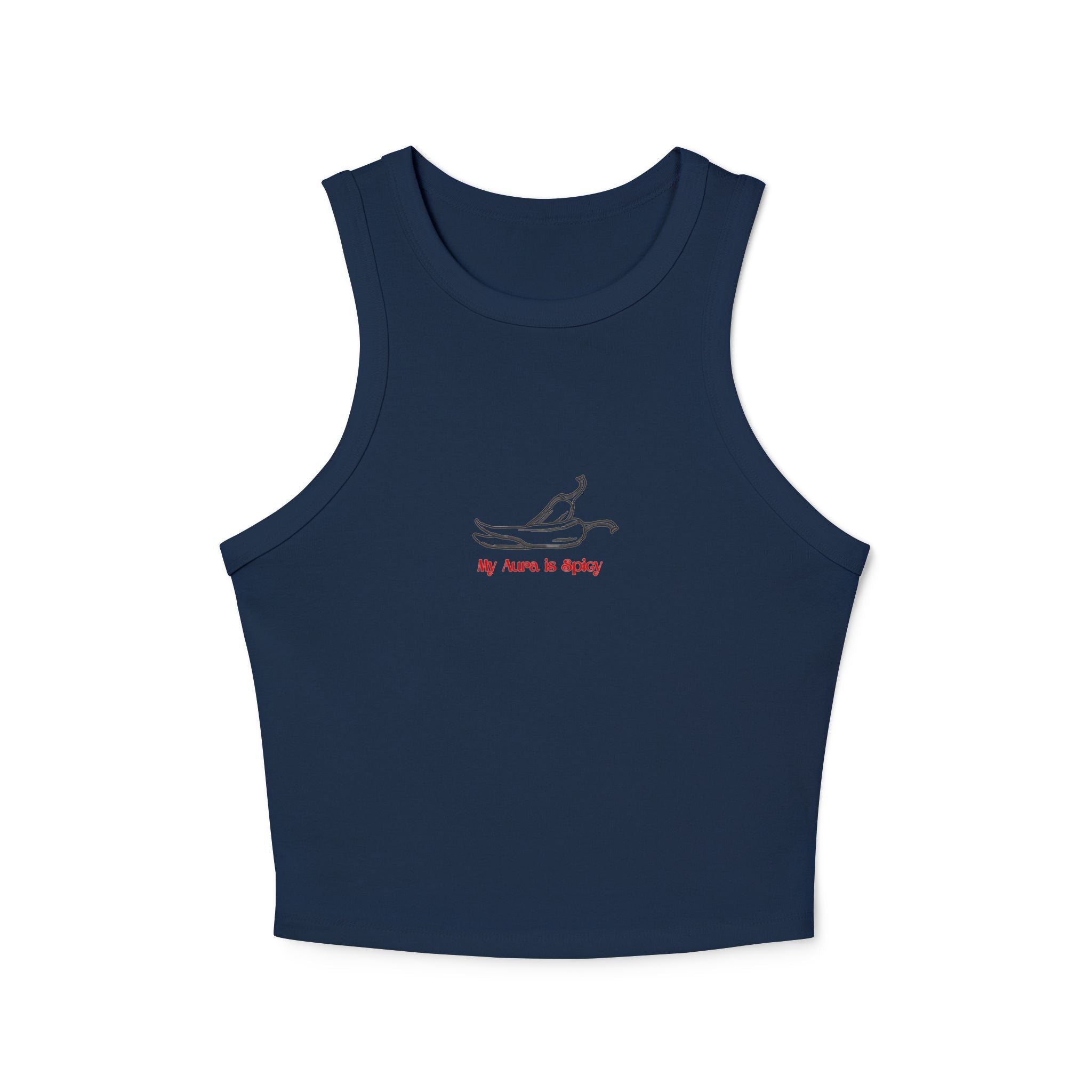 My Aura is Spicy Women's Racer Tank Top