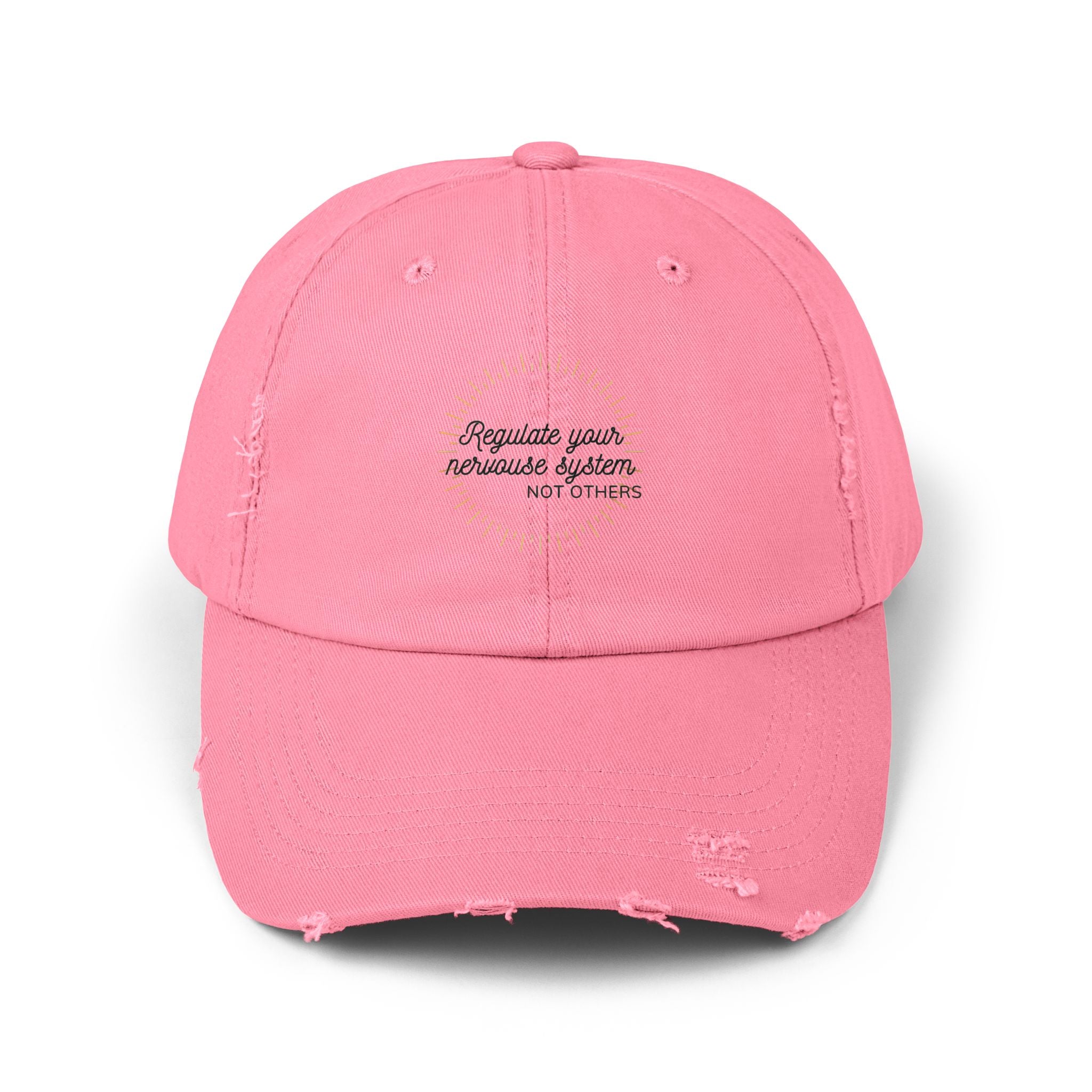Regulate Your Nervous System Distressed Baseball Cap