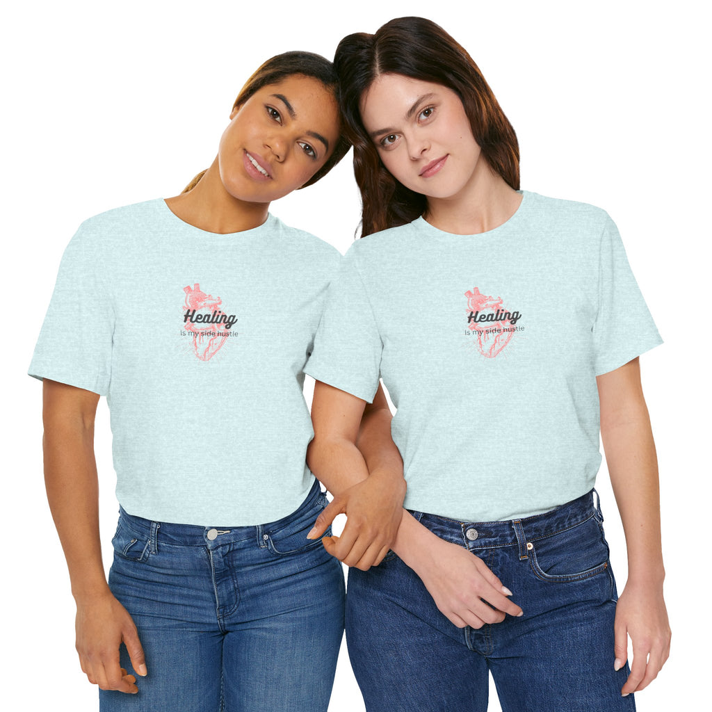 Healing is My Side Hustle Jersey Tee