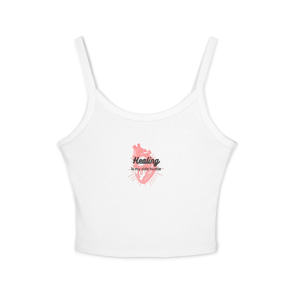 Healing is My Side Hustle Spaghetti Tank Top