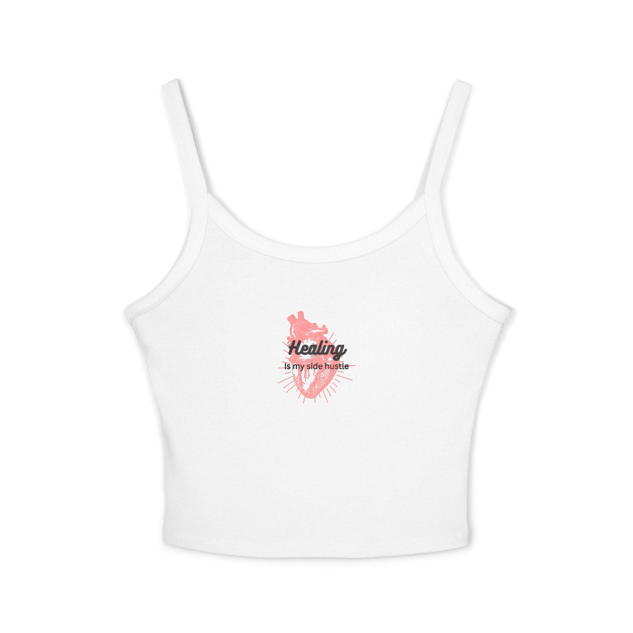 Healing is My Side Hustle Spaghetti Tank Top
