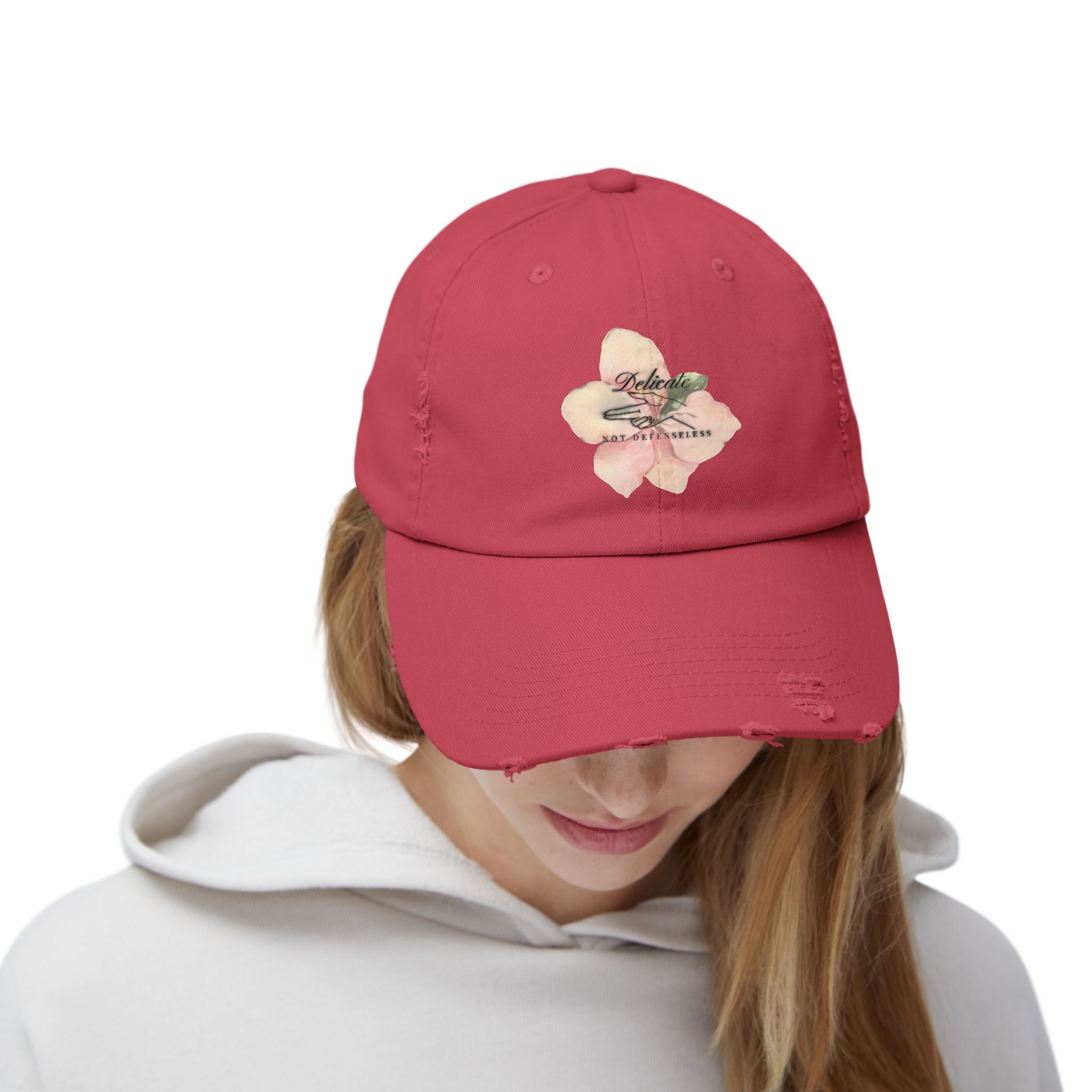 Delicate Distressed Dad Hat